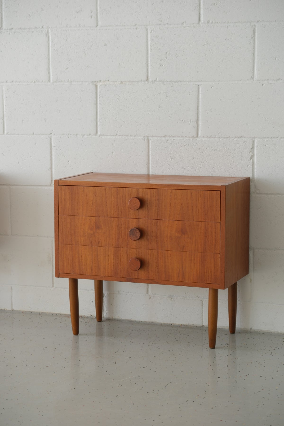 Small Danish teak drawer