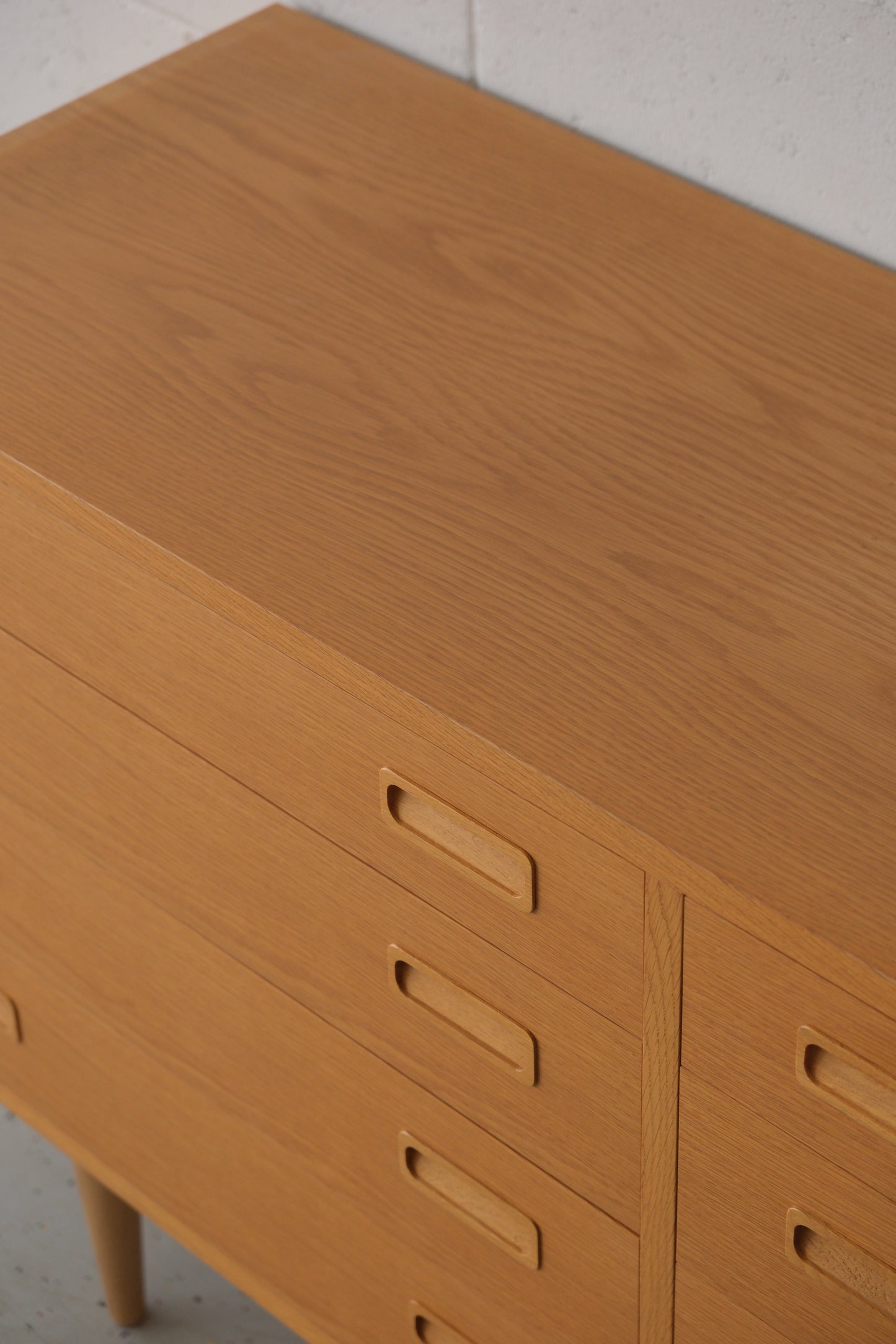 Poul Hundevad oak double drawer