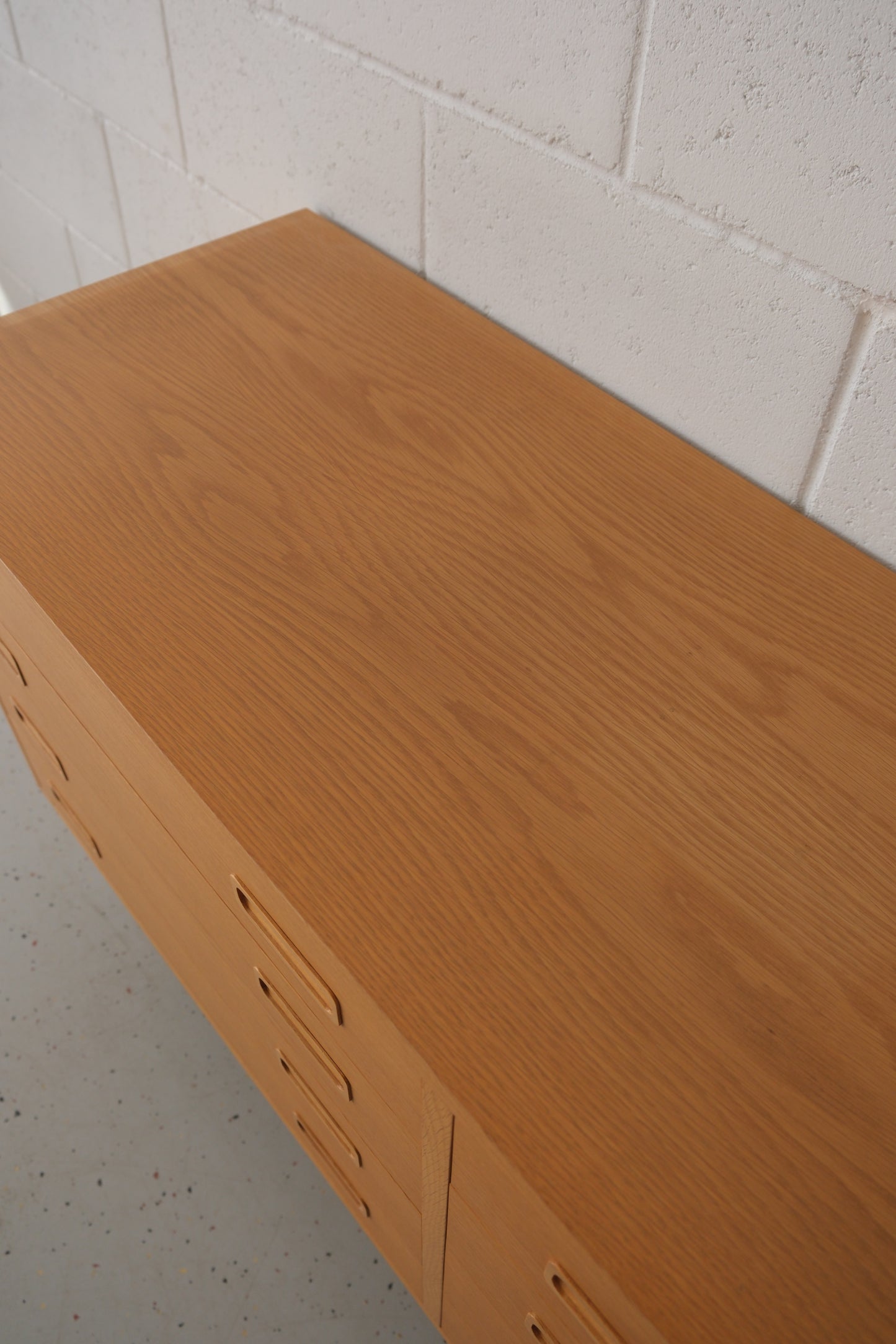 Poul Hundevad oak double drawer