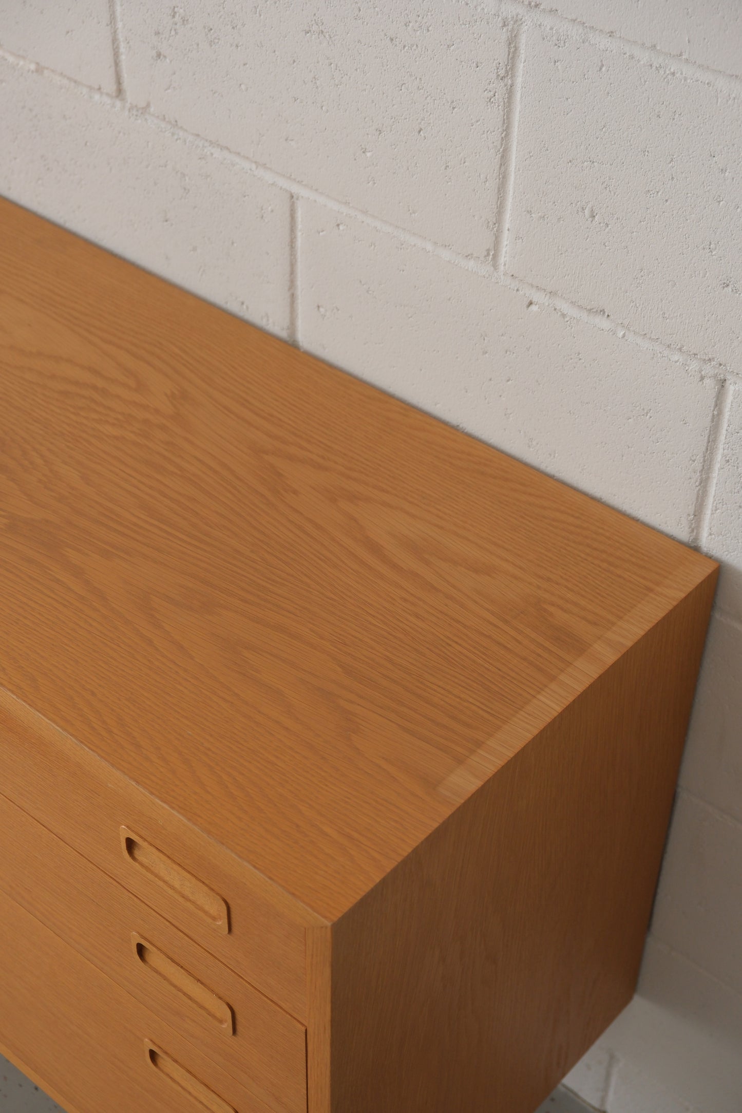 Poul Hundevad oak double drawer