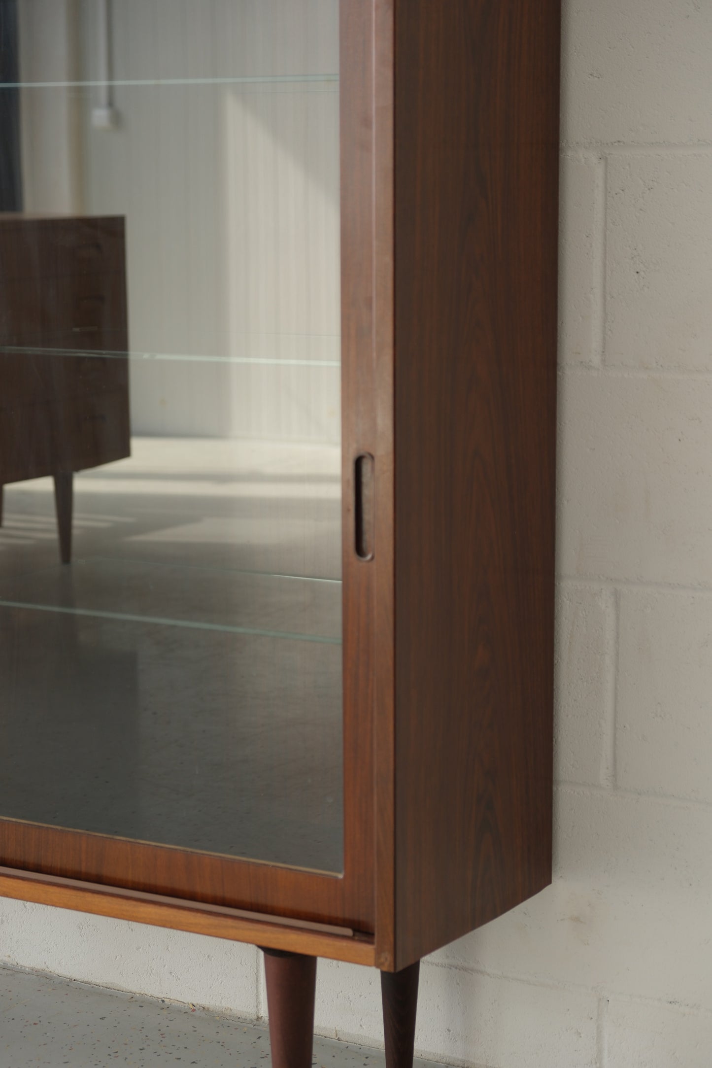 Poul Hundevad rosewood display, 1960s Denmark