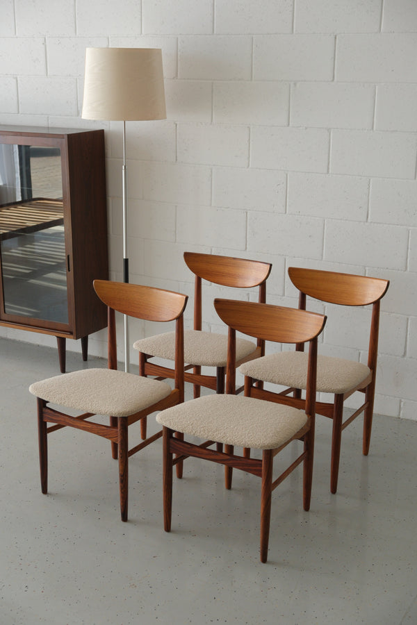 Skovby rosewood chairs, 1960s Denmark