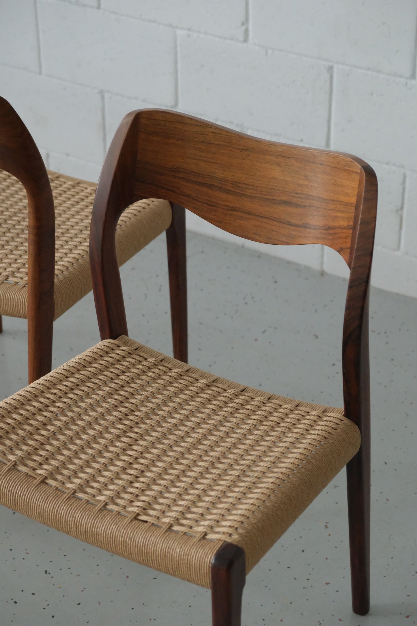 N.O. Møller Model 71 Rosewood, set of 2