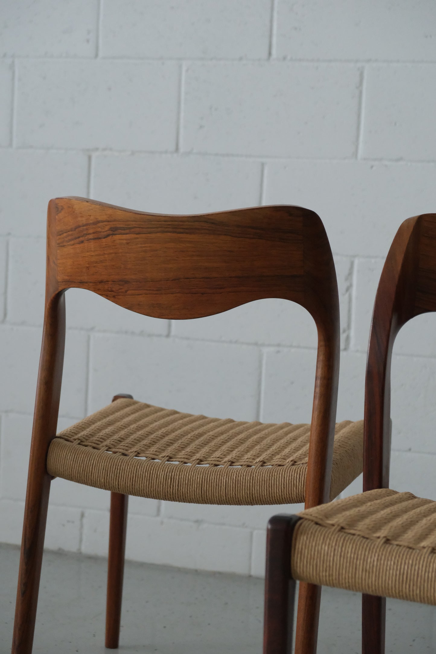 N.O. Møller Model 71 Rosewood, set of 2