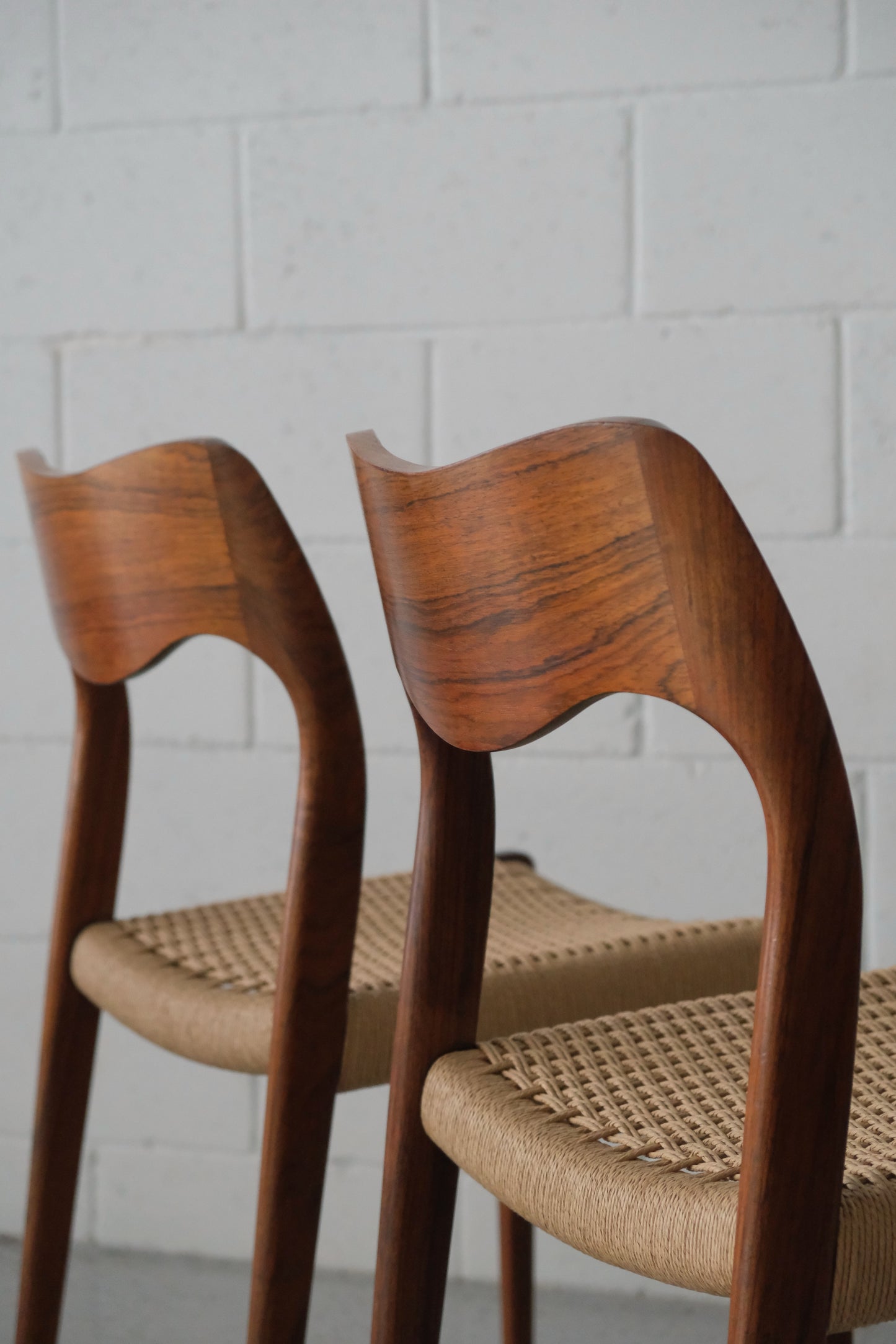 N.O. Møller Model 71 Rosewood, set of 2