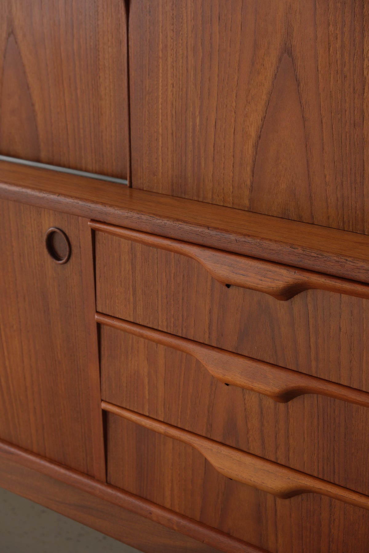 Danish teak highboard 1960s