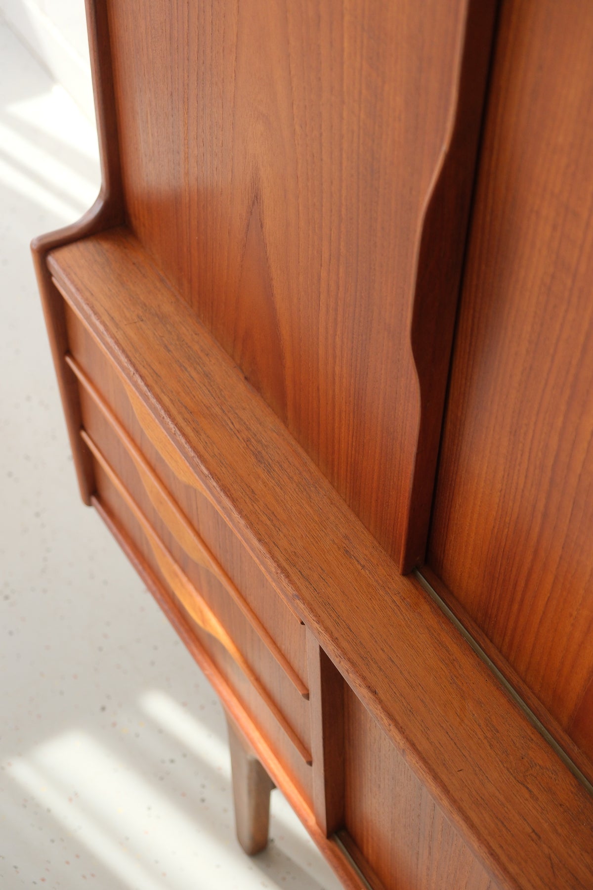 Danish teak highboard 1960s