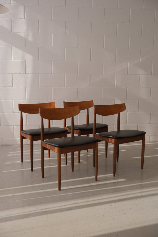 Danish teak chairs