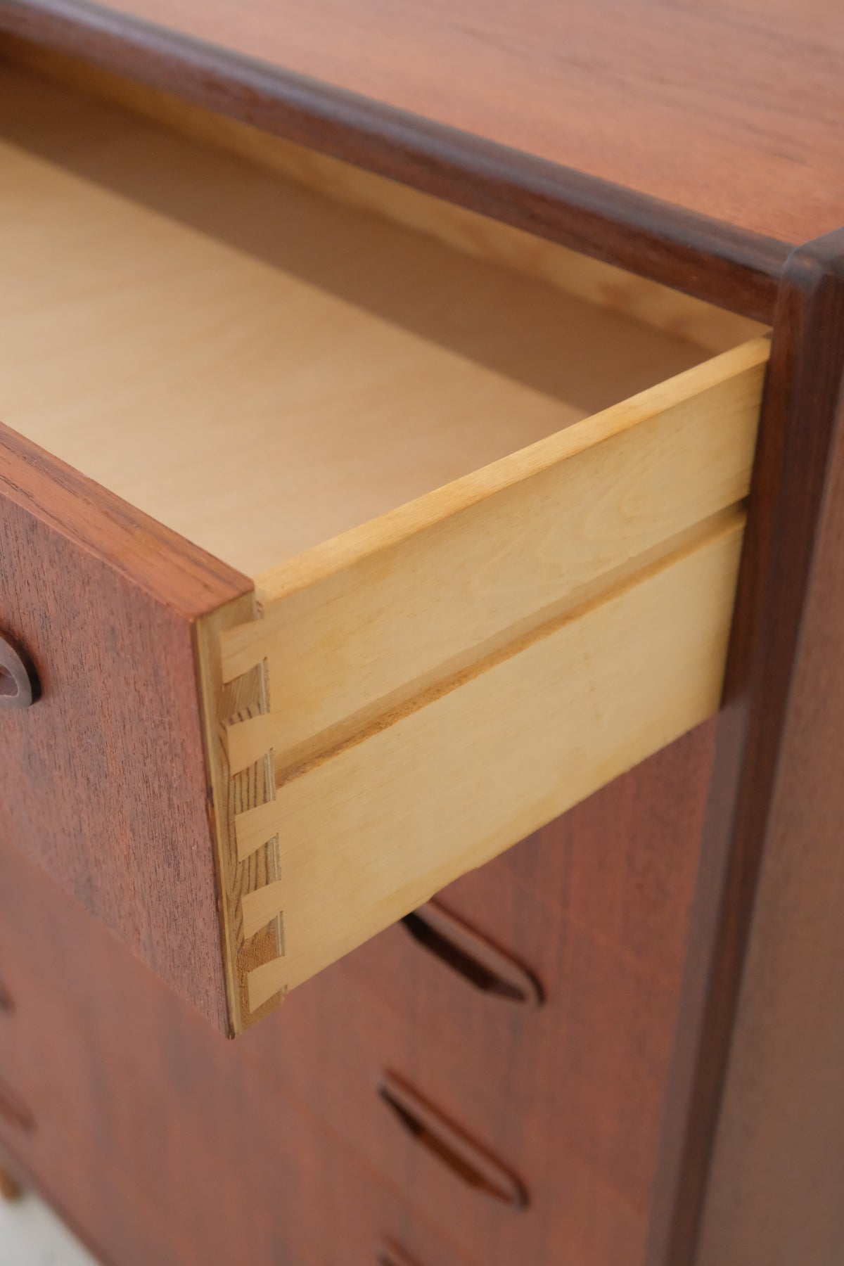 Danish teak tallboy