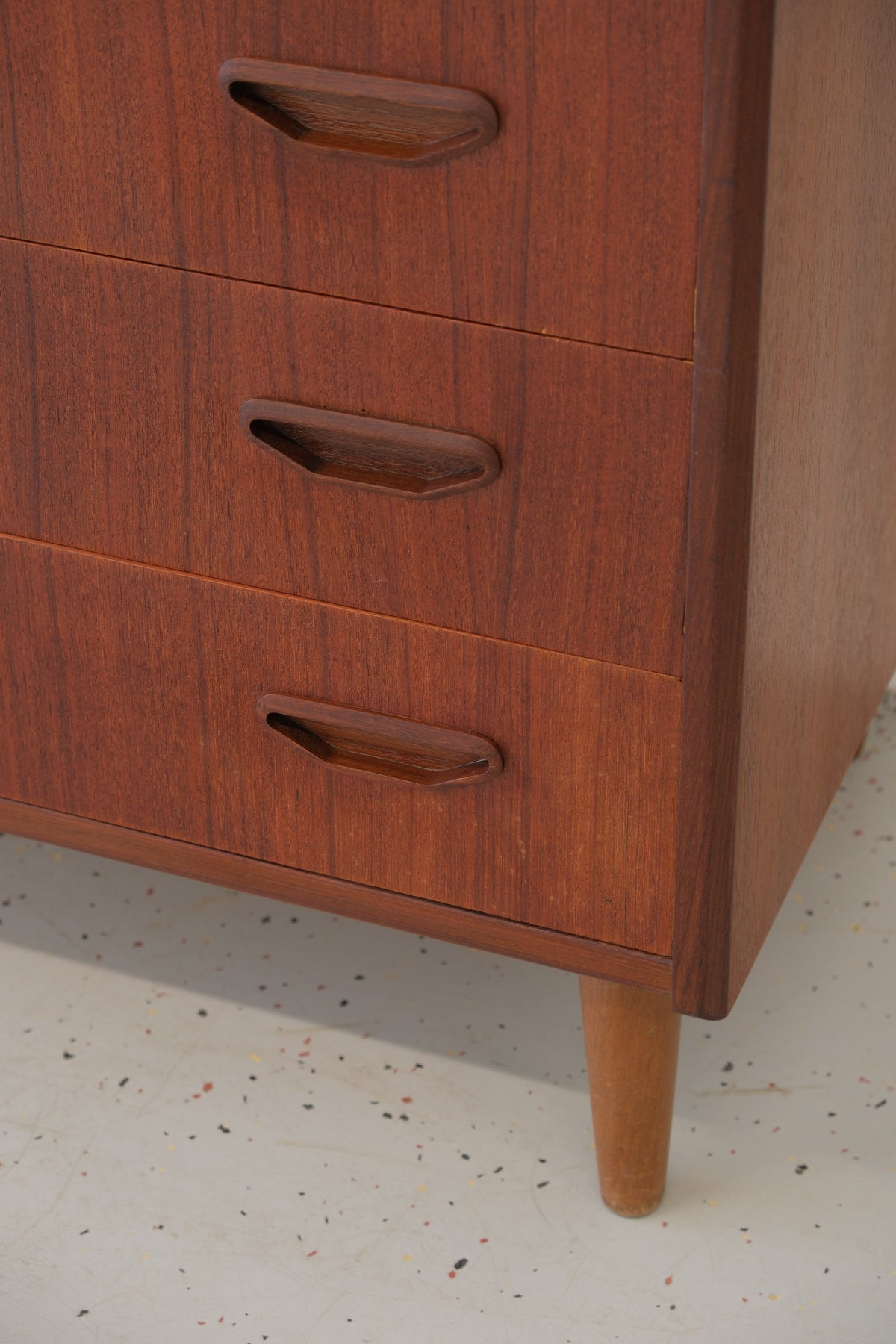 Danish teak tallboy