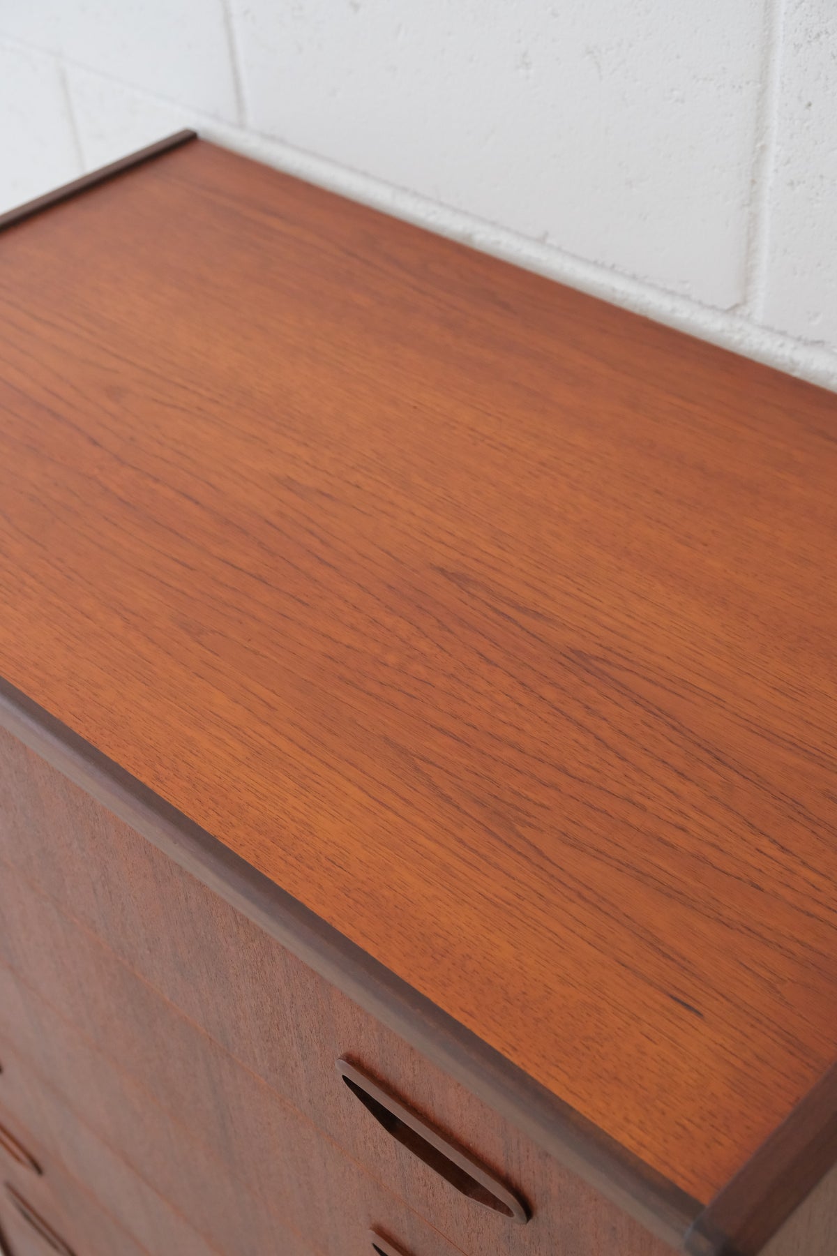 Danish teak tallboy
