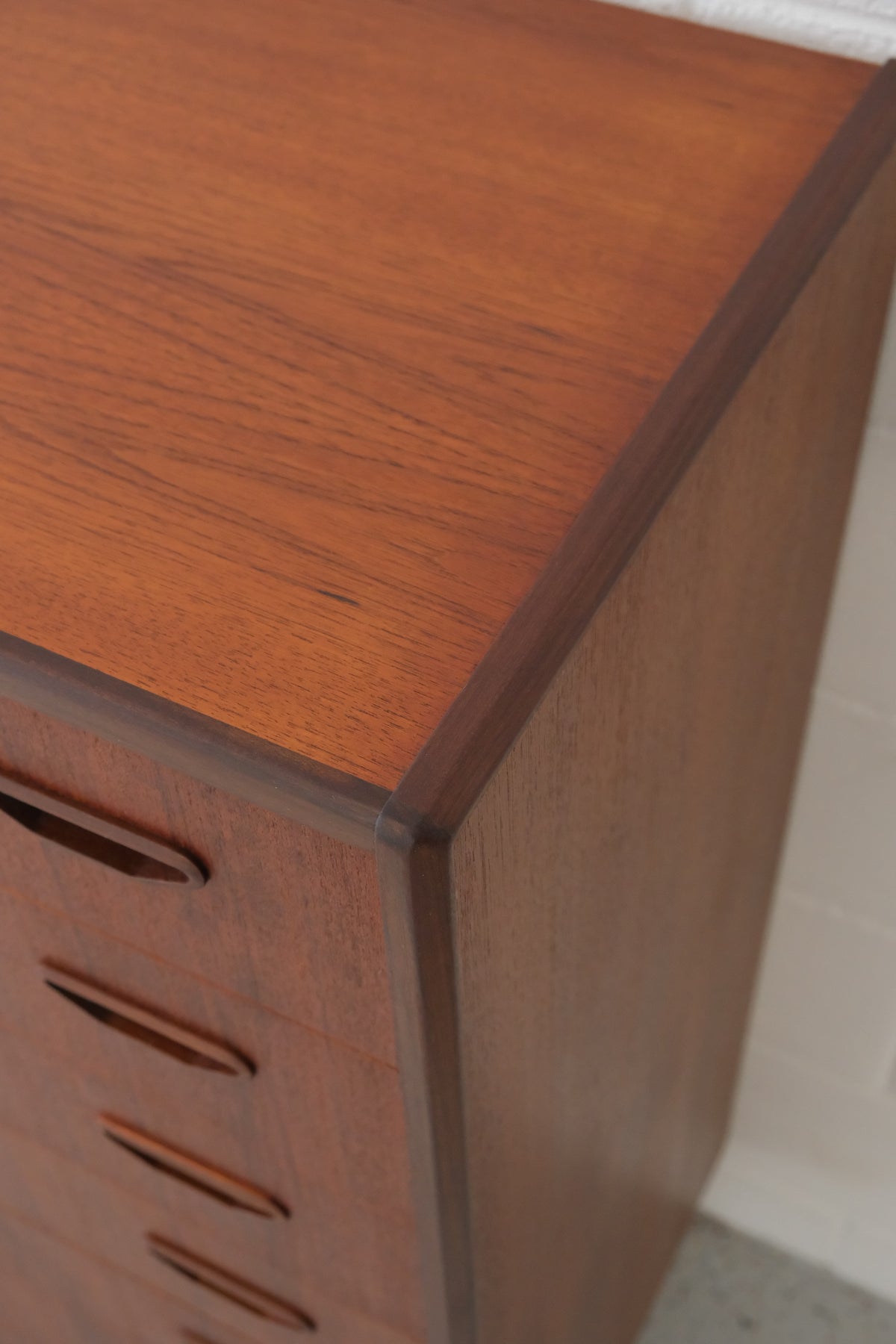 Danish teak tallboy