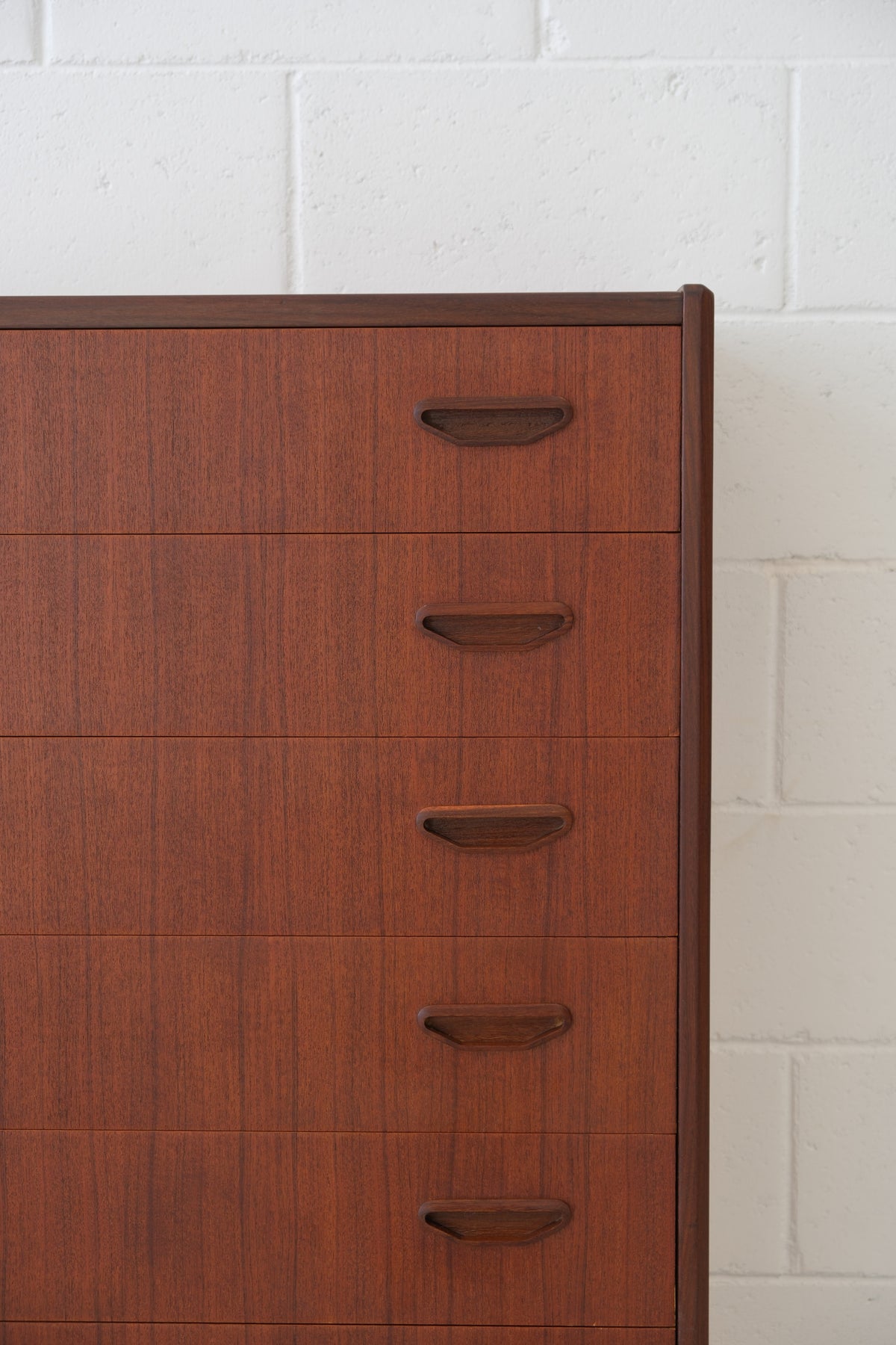 Danish teak tallboy