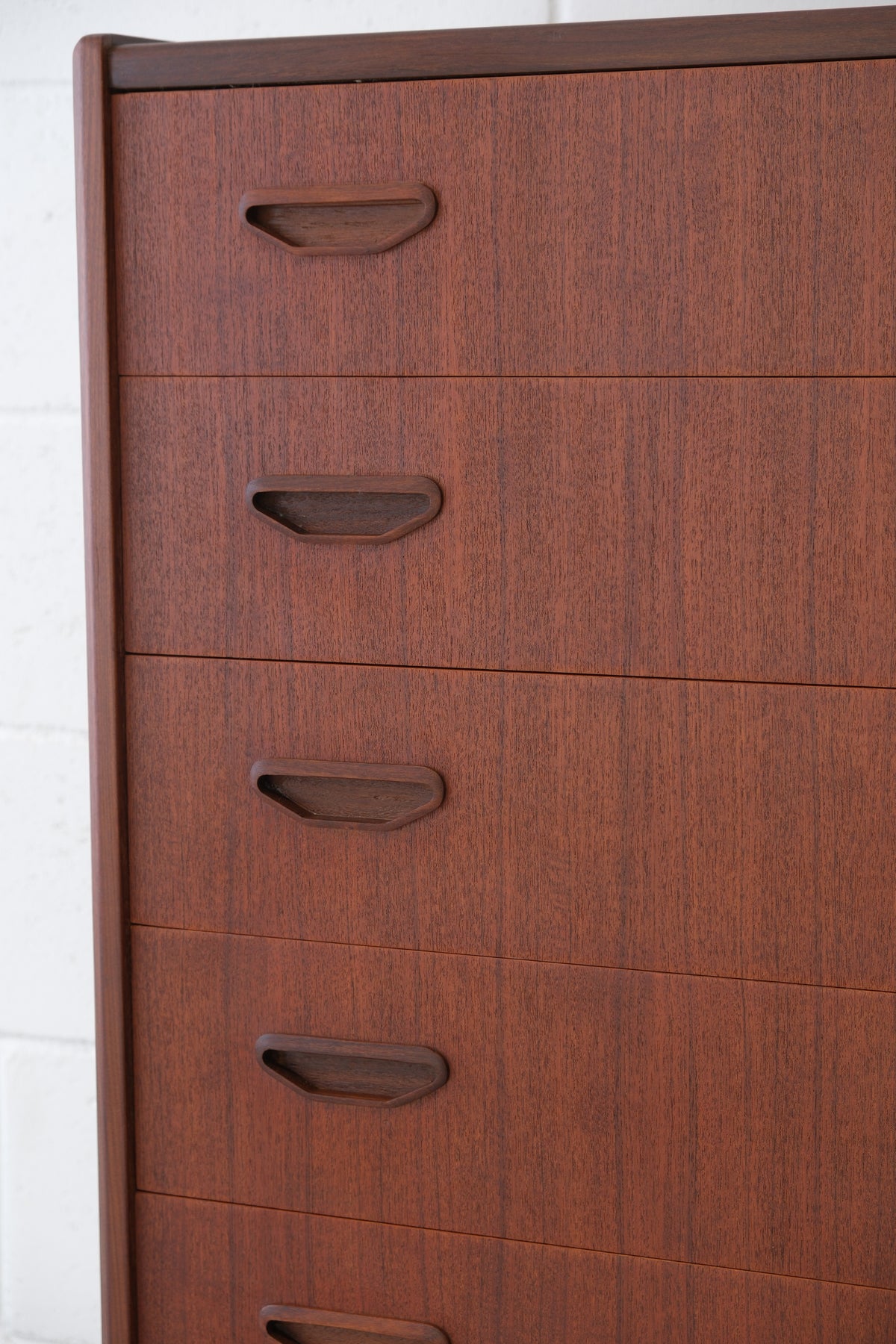 Danish teak tallboy