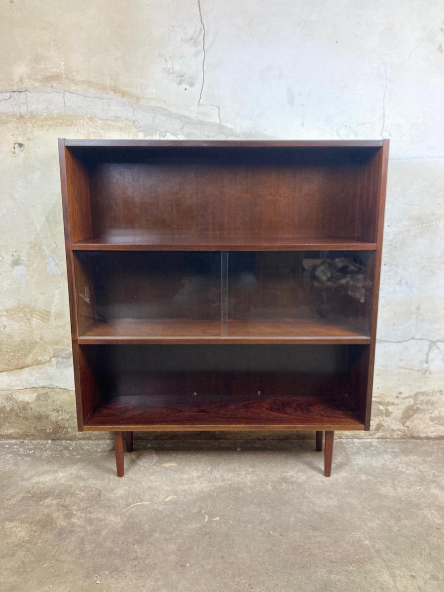 Rosewood bookcase/bar by Clausen & son 120x104x27