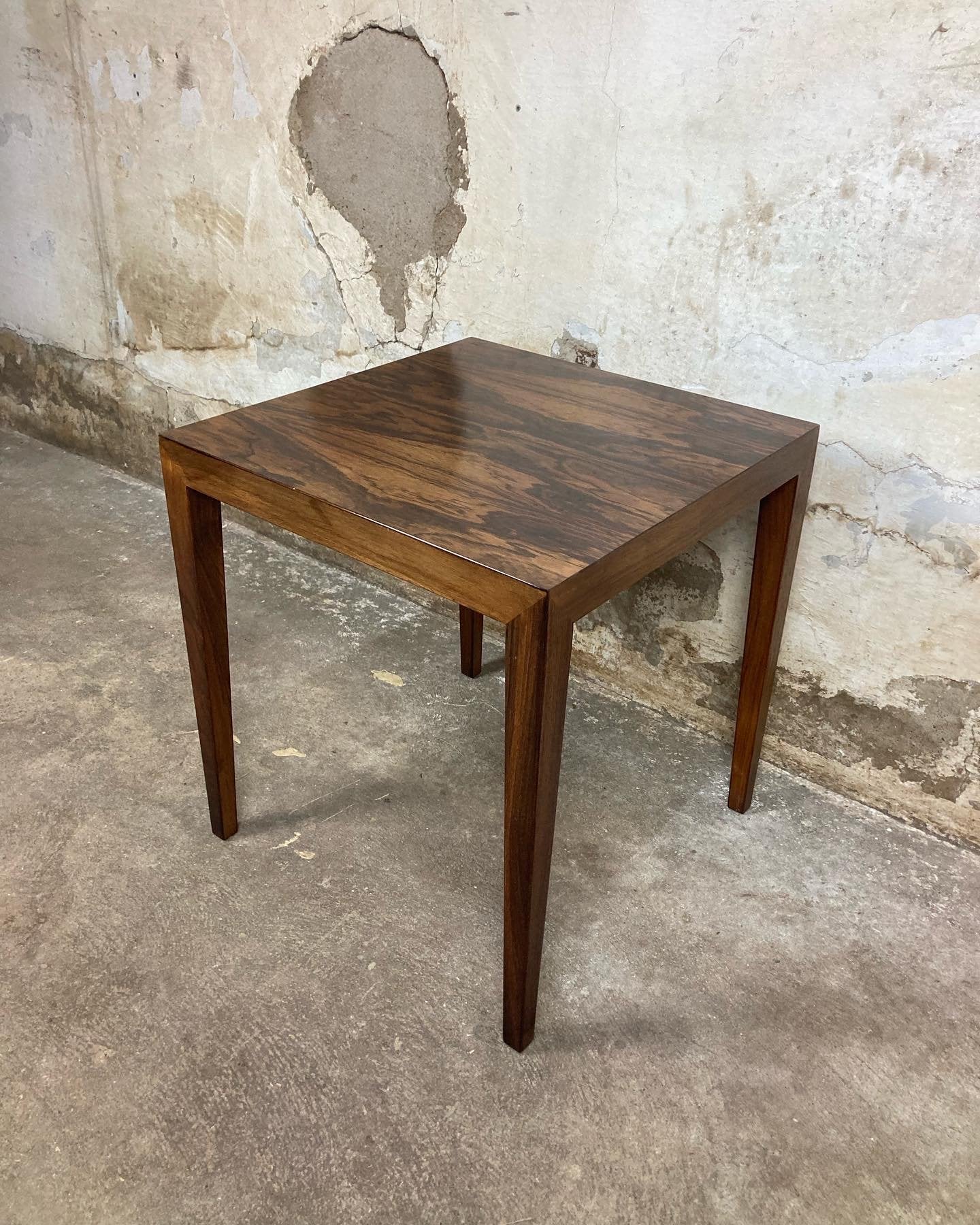 Rosewood side table by Severin Hansen