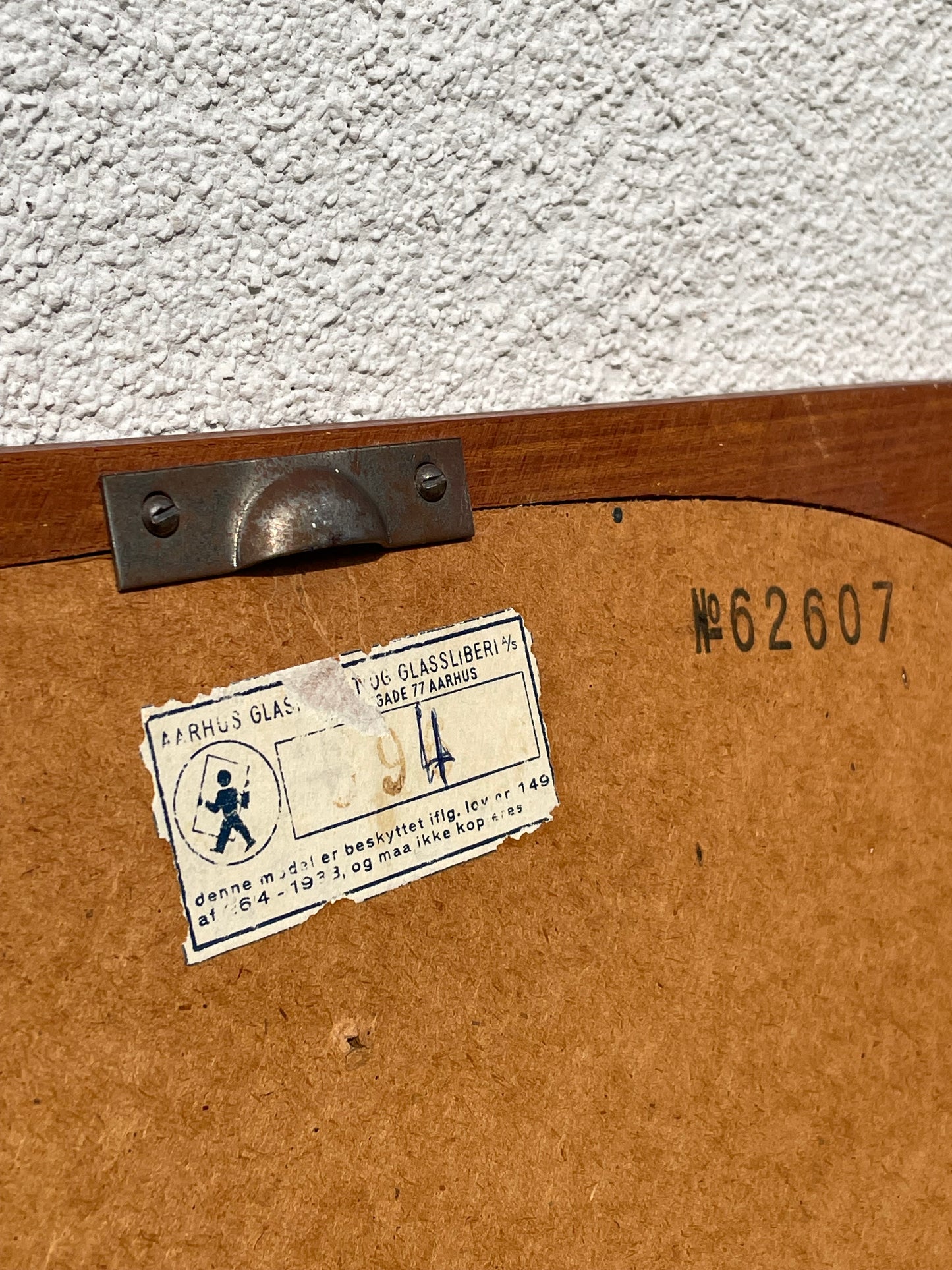 Danish teak mirror
