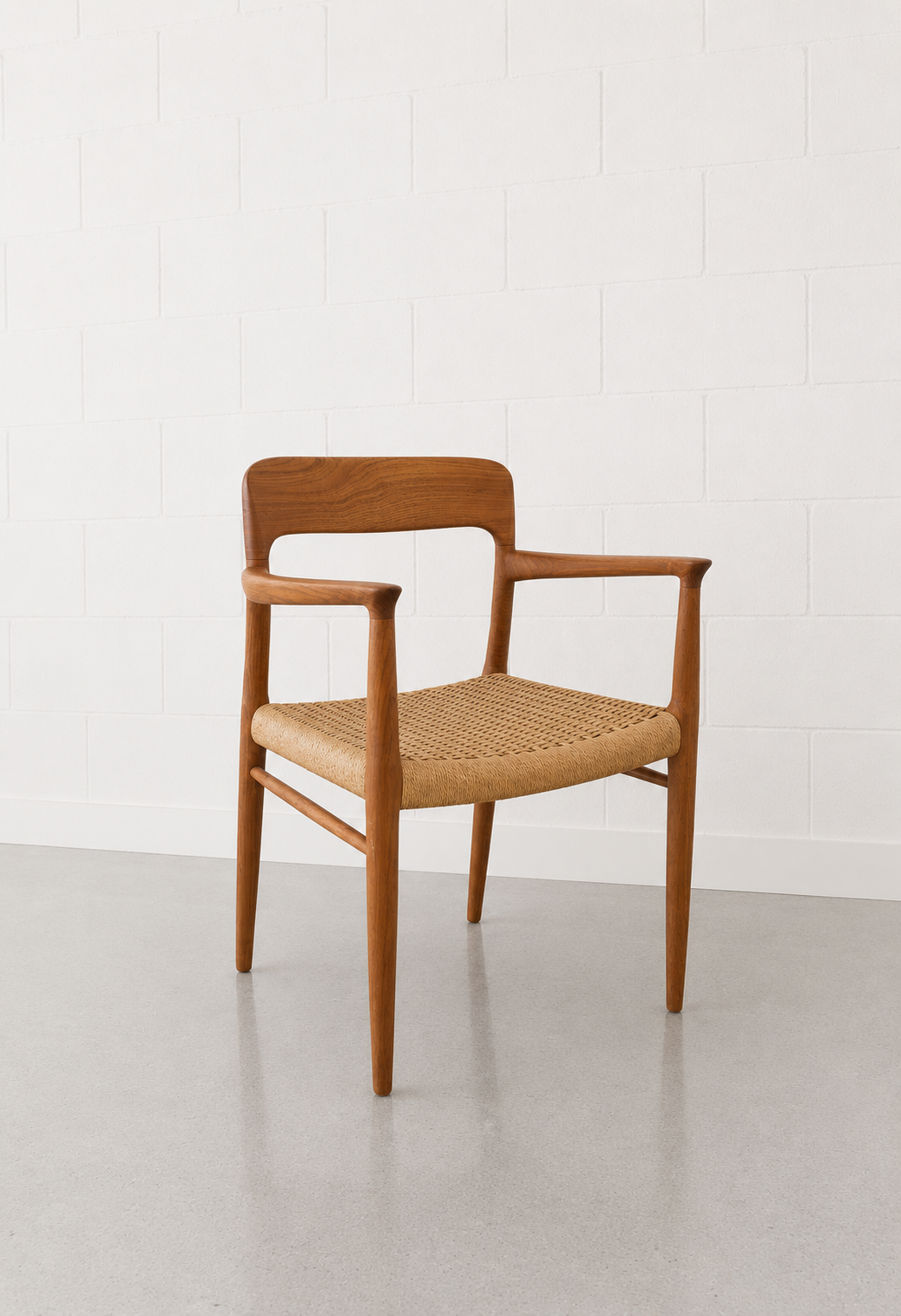 N.O Møller Armstol teak