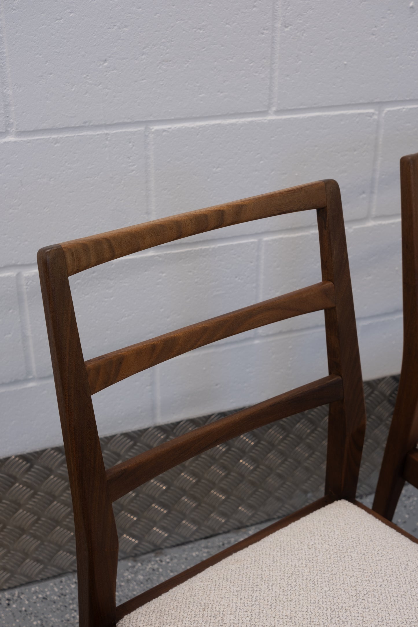 Danish chairs, walnut