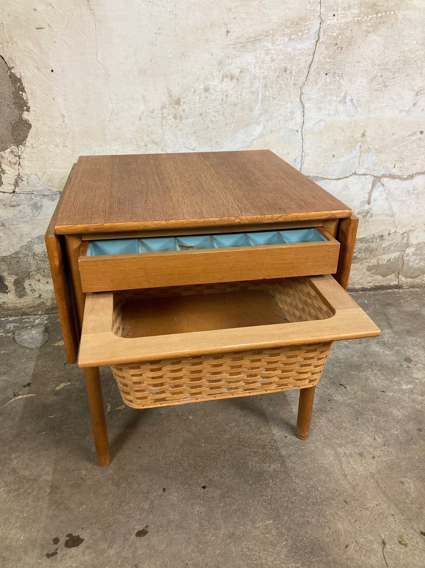 Sewing table oak
