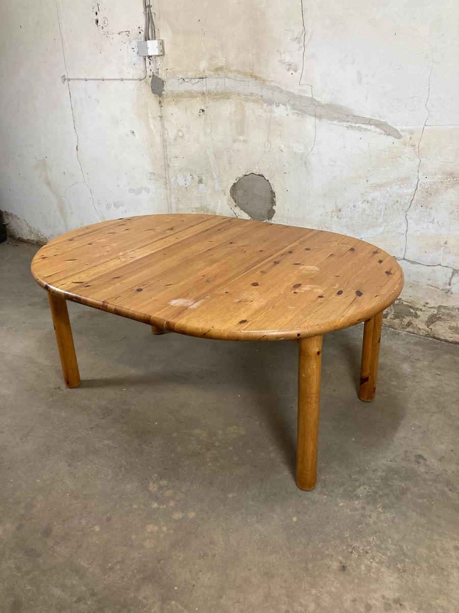 Set of 6 pine chairs and table. Rainer Daumiller for Hirtshals maøbelfabrik