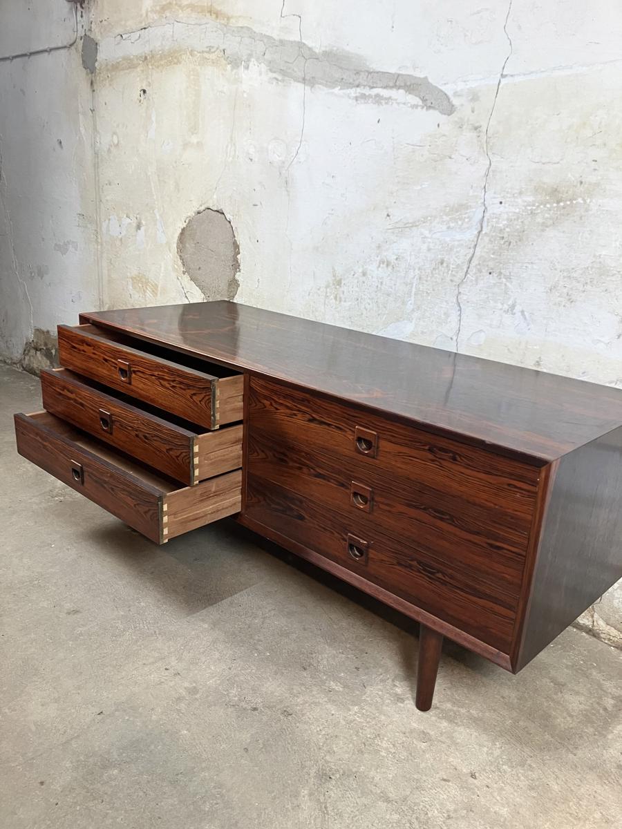 Low Rosewood sideboard by Brauer 135x57x50