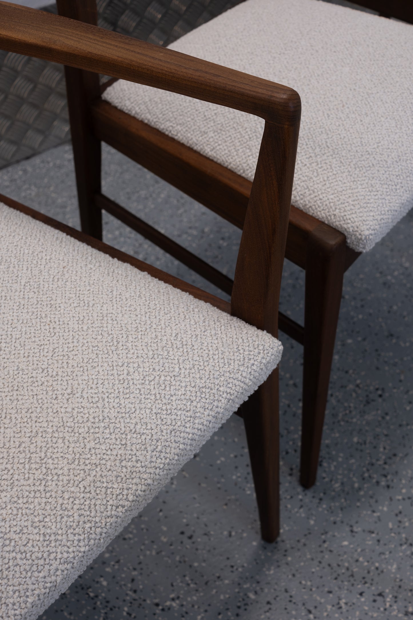 Danish chairs, walnut