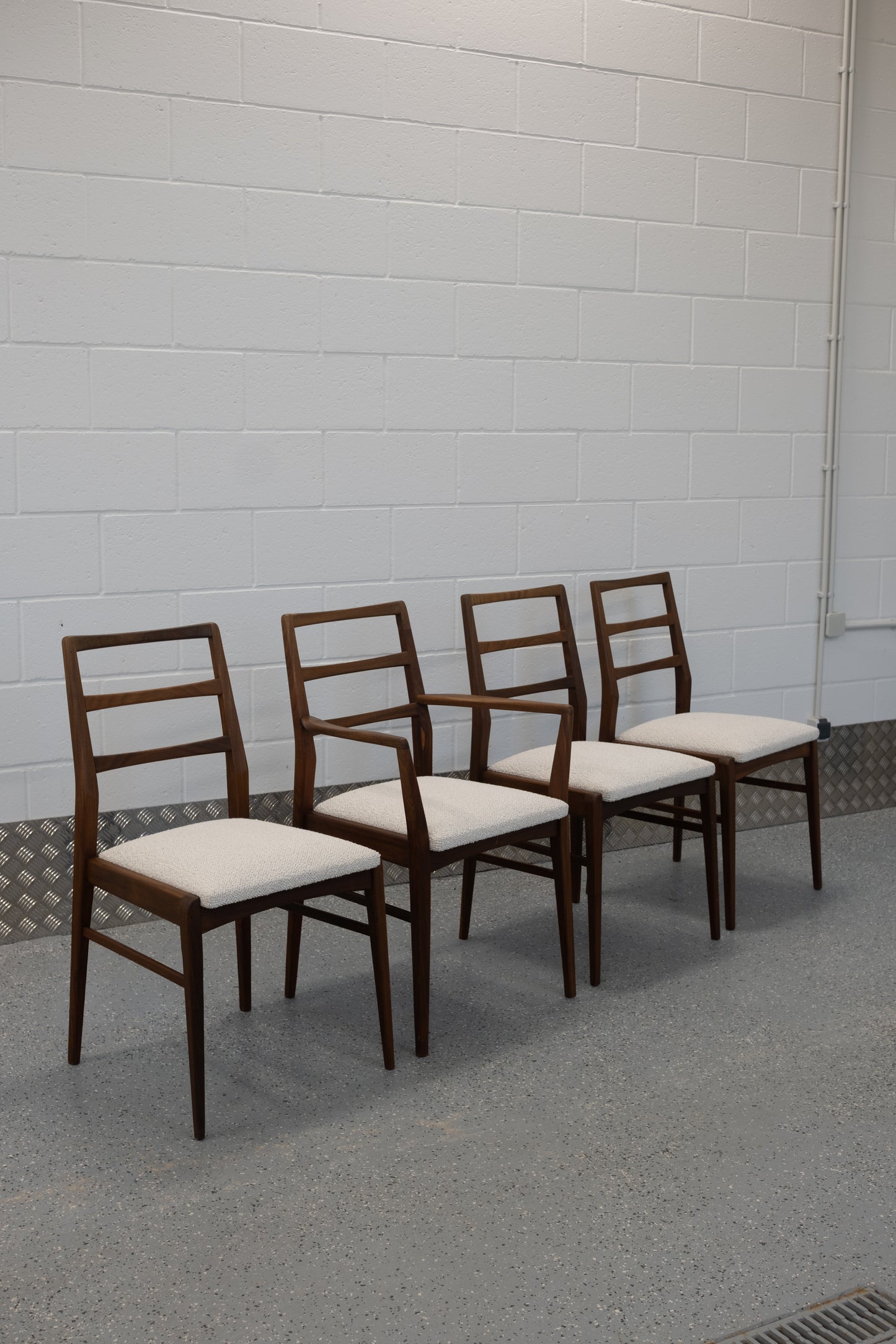 Danish chairs, walnut