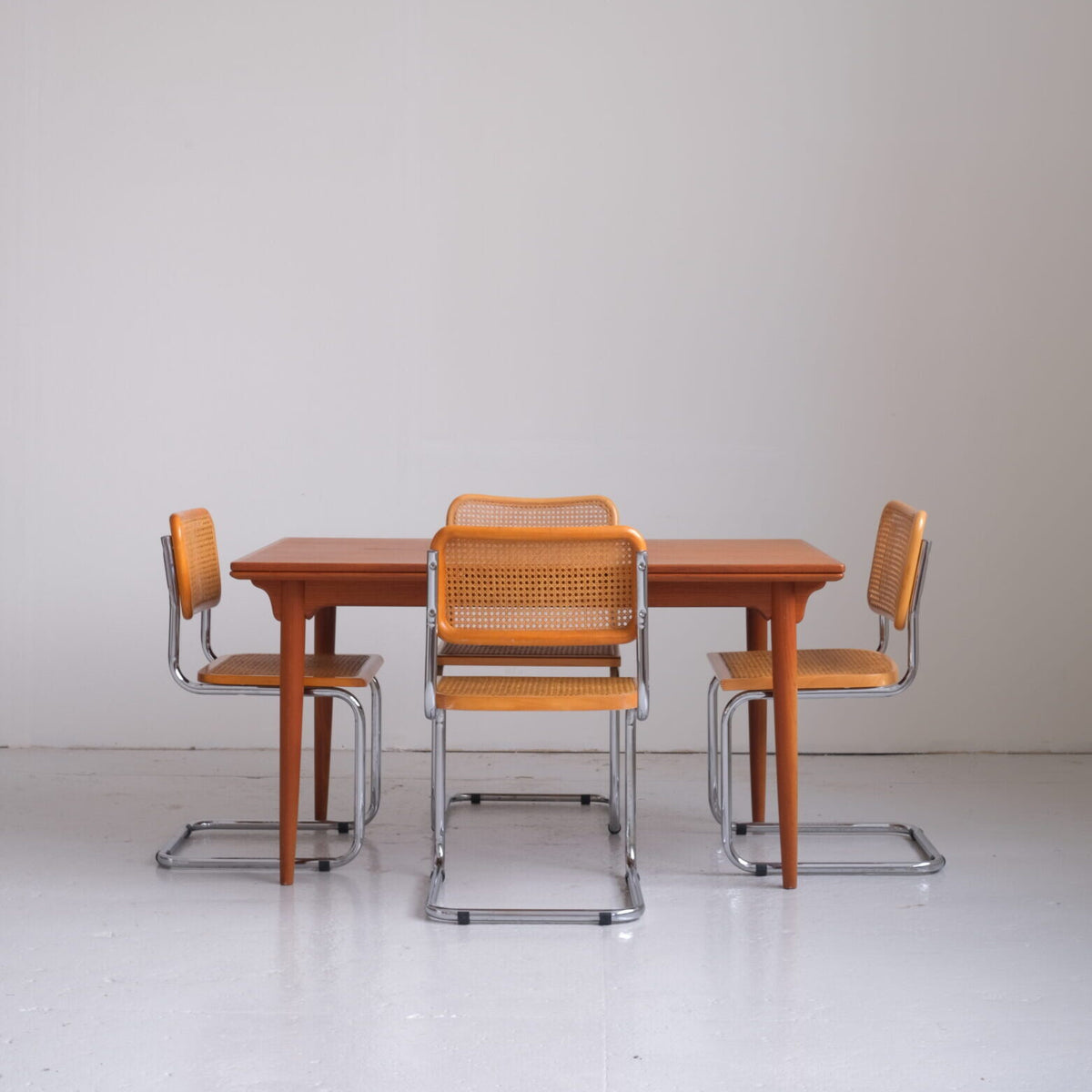 Teak dining table