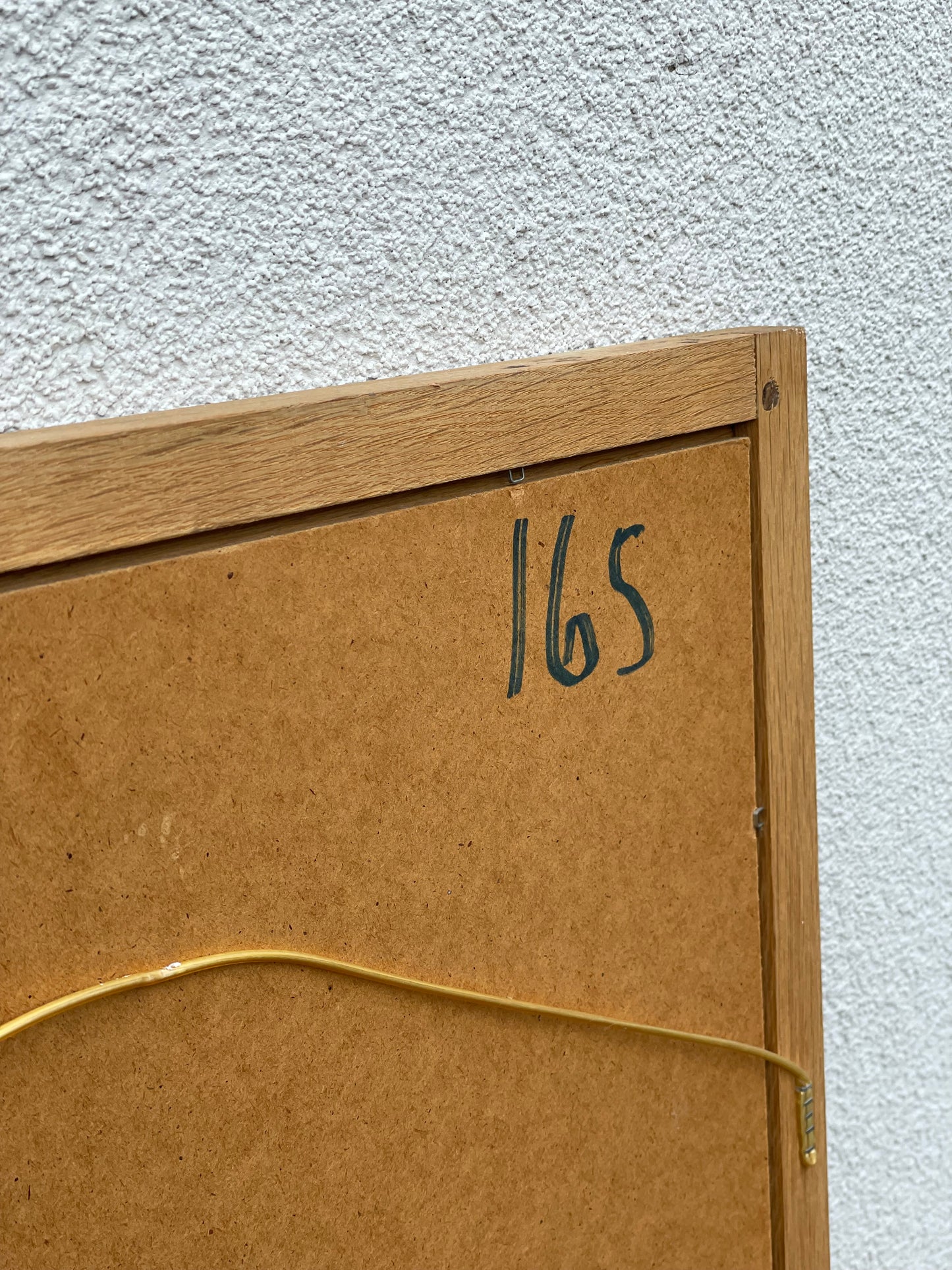 Model 165 oak mirror, Kai Kristiansen, Aksel Kjersgaard