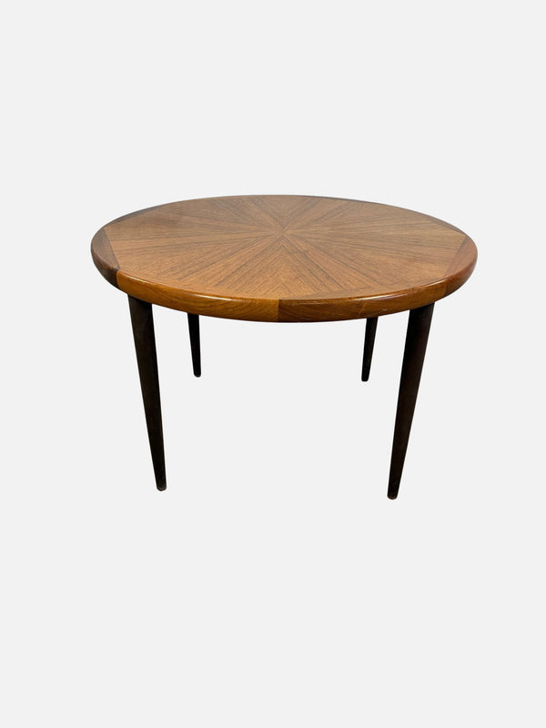 Rosewood coffeetable by vv møbler ø90