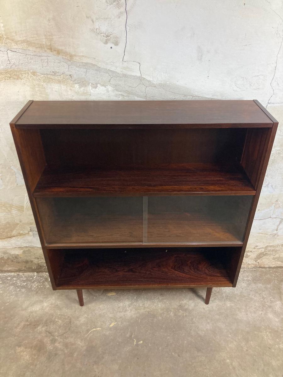 Rosewood bookcase/bar by Clausen & son 120x104x27
