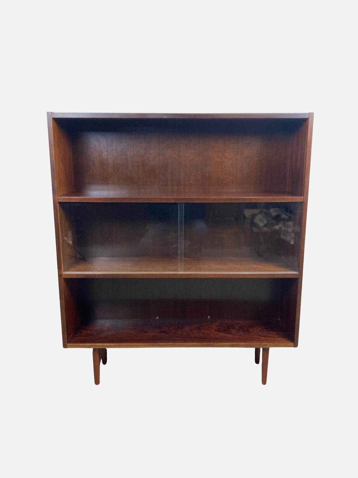 Rosewood bookcase/bar by Clausen & son 120x104x27