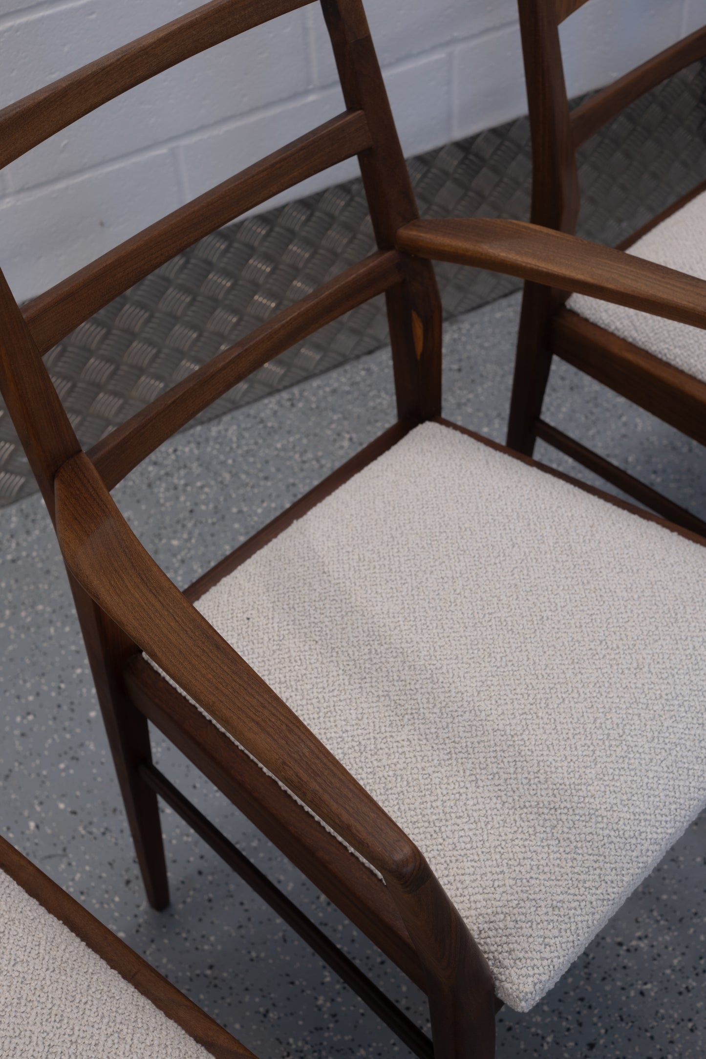 Danish chairs, walnut