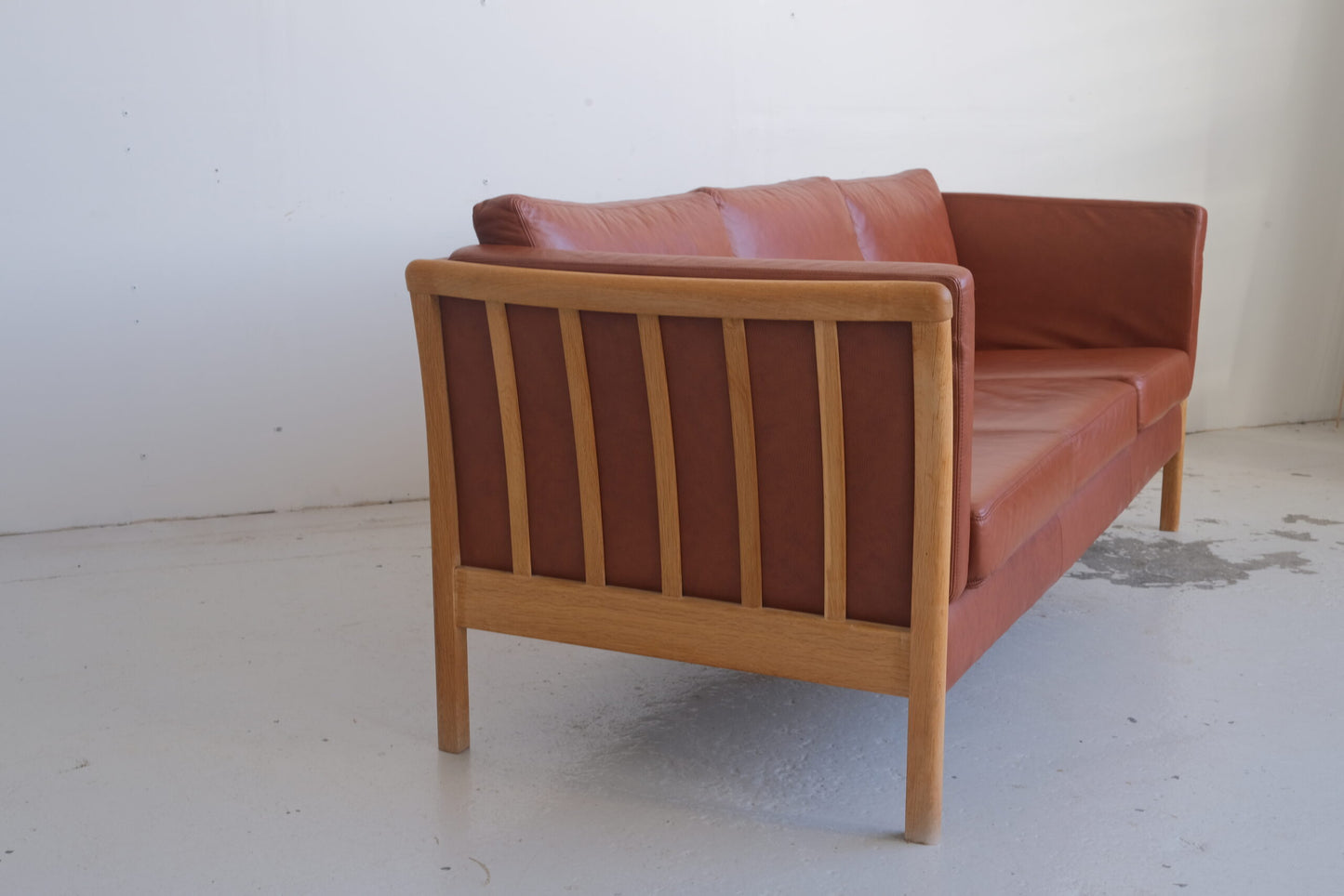 *RESERVED* Danish vintage sofa, 3-seater cognac