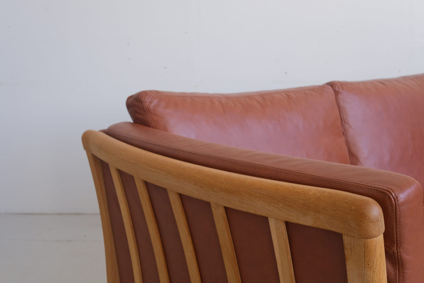 *RESERVED* Danish vintage sofa, 3-seater cognac