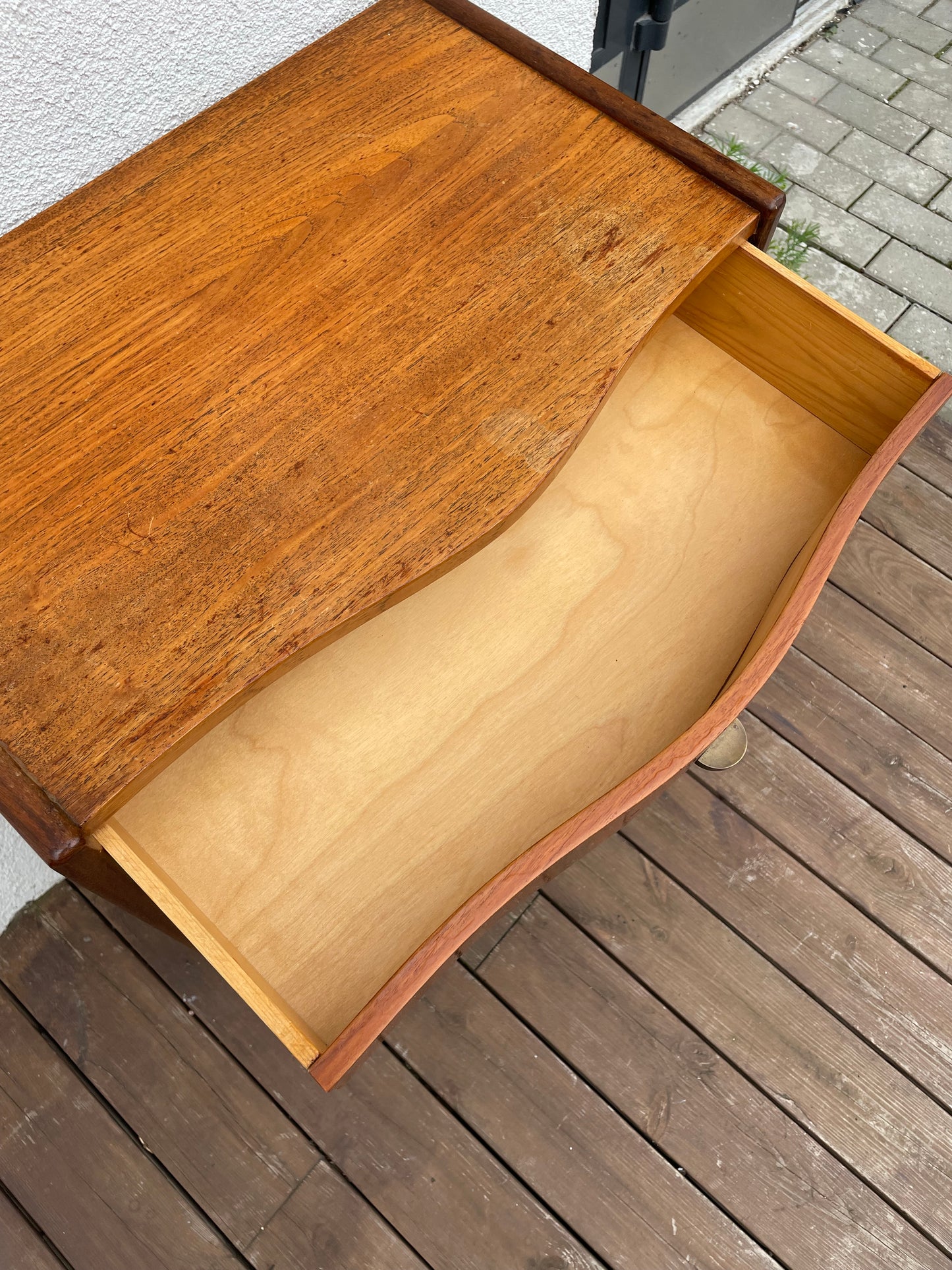 Small teak drawer