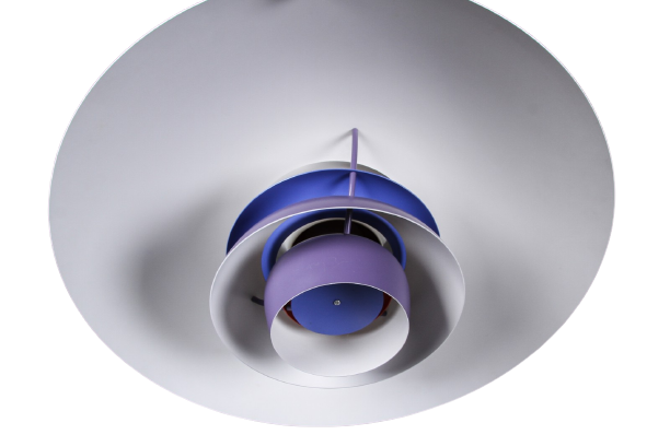 Poul Henningsen. PH5 pendant, purple