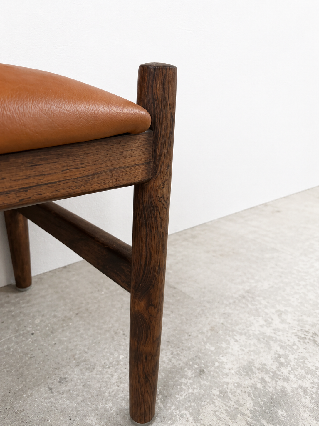 Rosewood footstool / bench by Spøttrup Møbelfabrik