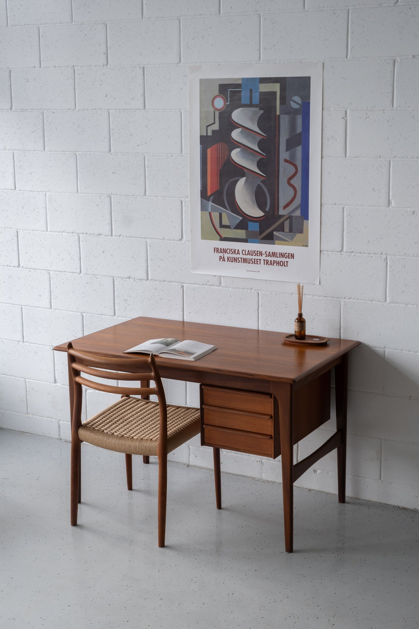Danish teak desk