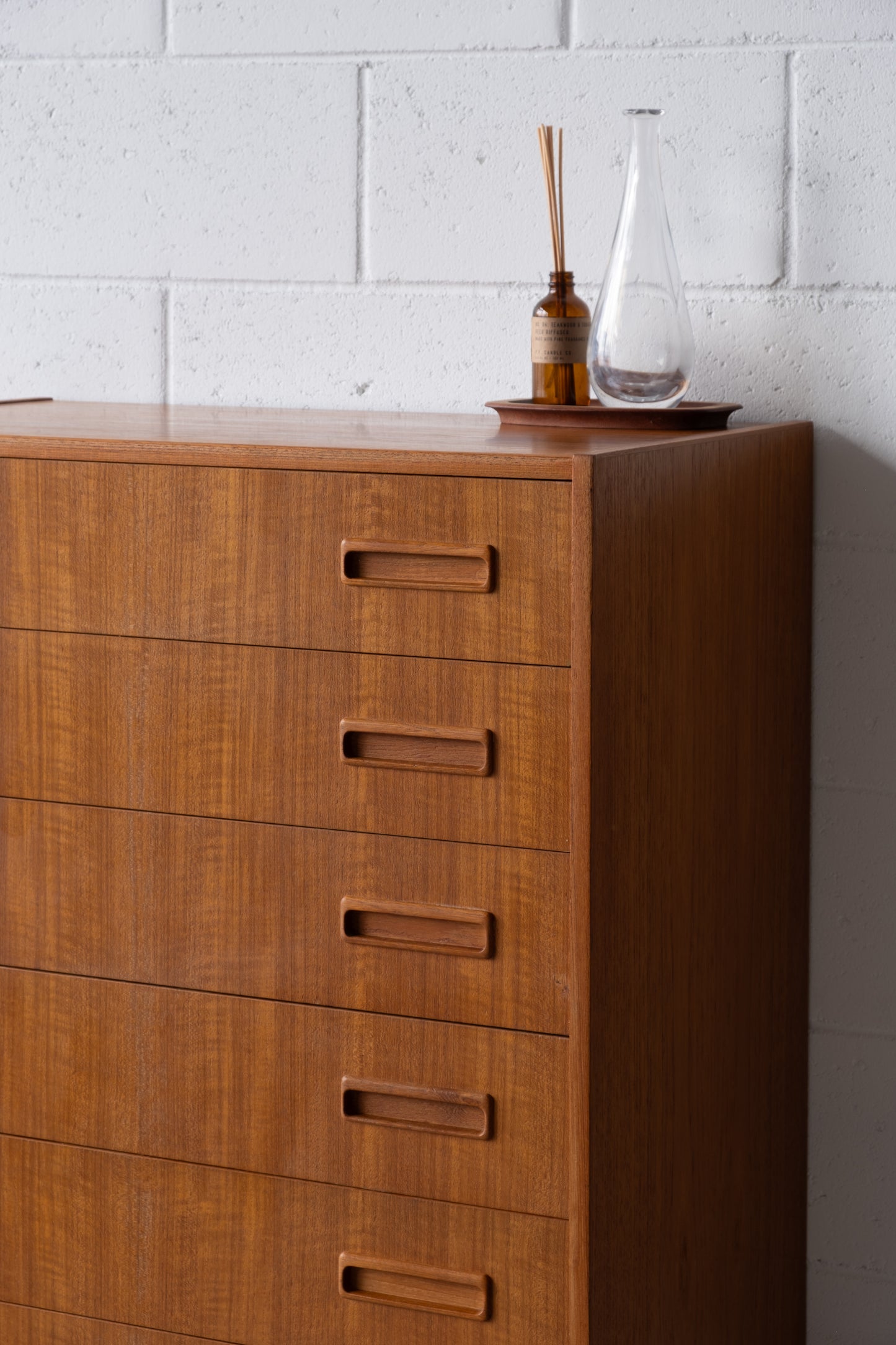 Teak tallboy, Westegaards Mobelfabrik