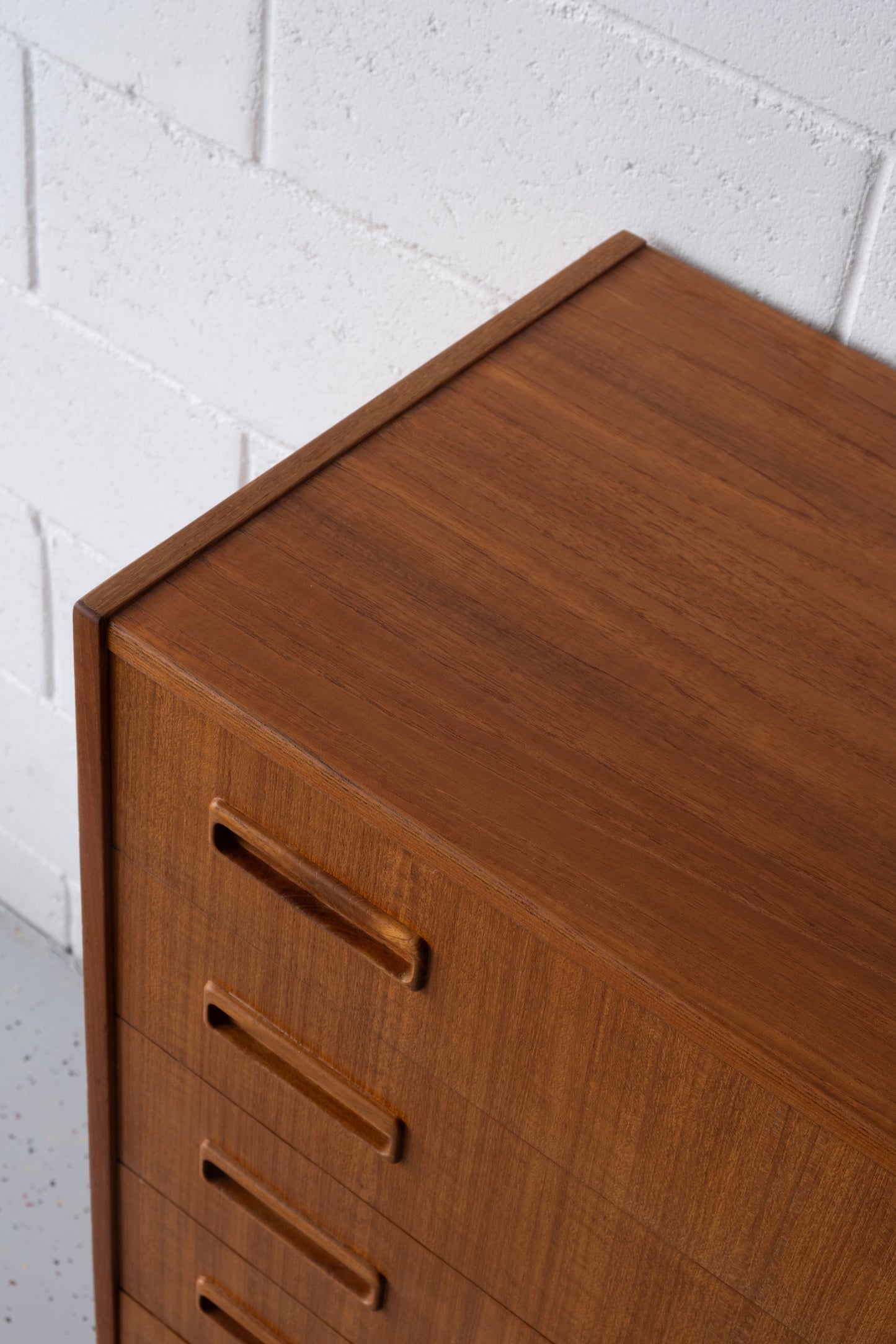 Teak tallboy, Westegaards Mobelfabrik