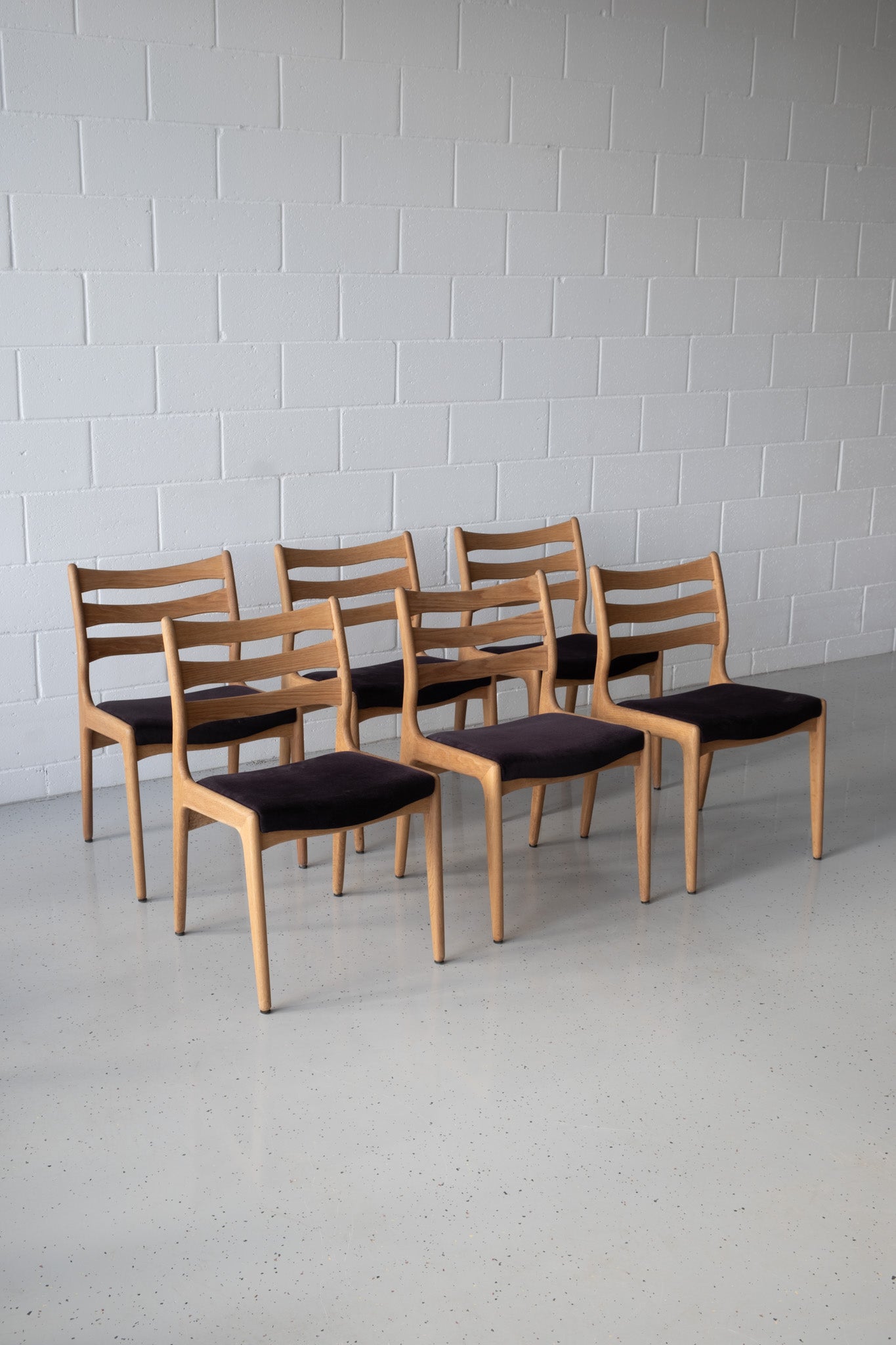 Danish vintage oak chairs
