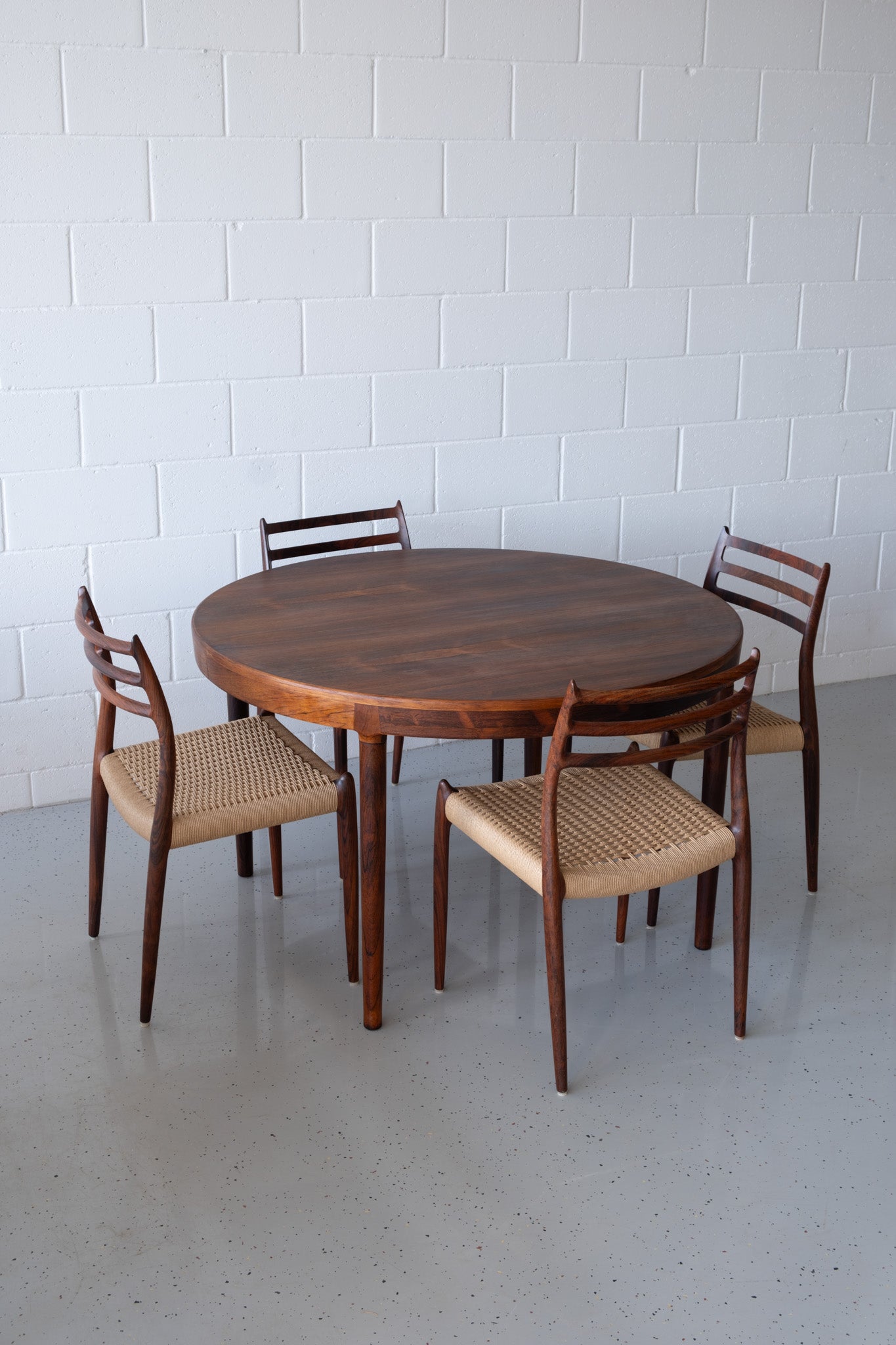 Harry Østergaard for Randers rosewood dining table