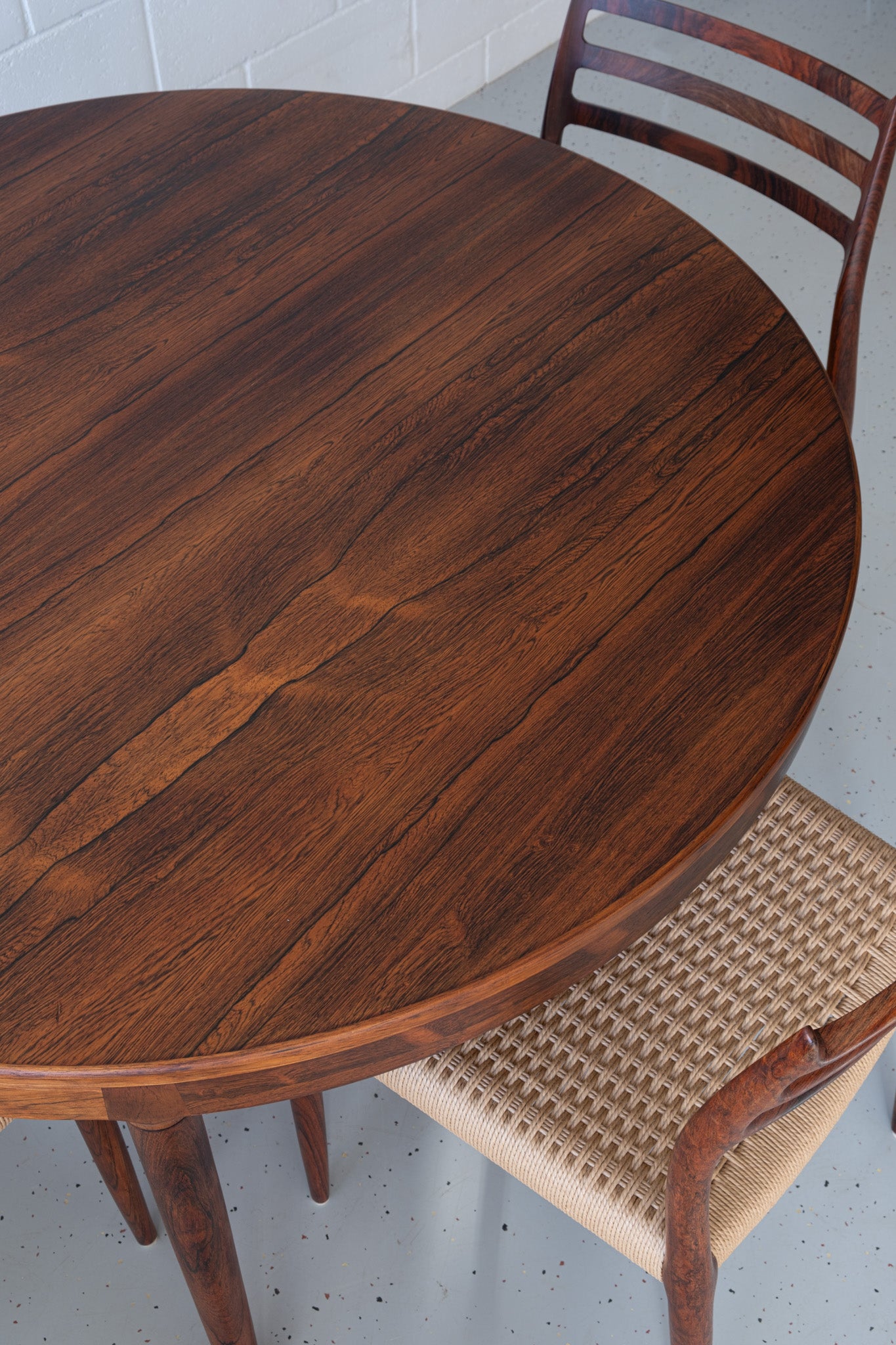 Harry Østergaard for Randers rosewood dining table