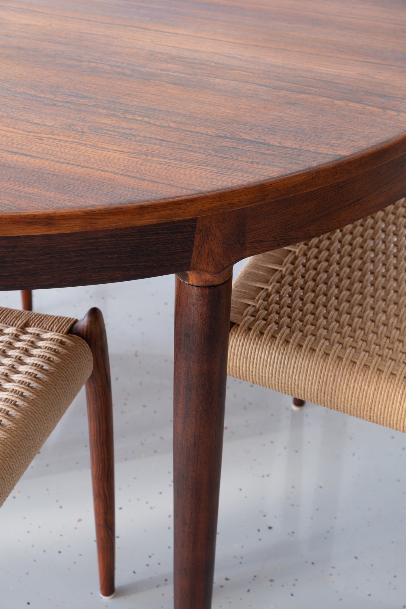 Harry Østergaard for Randers rosewood dining table