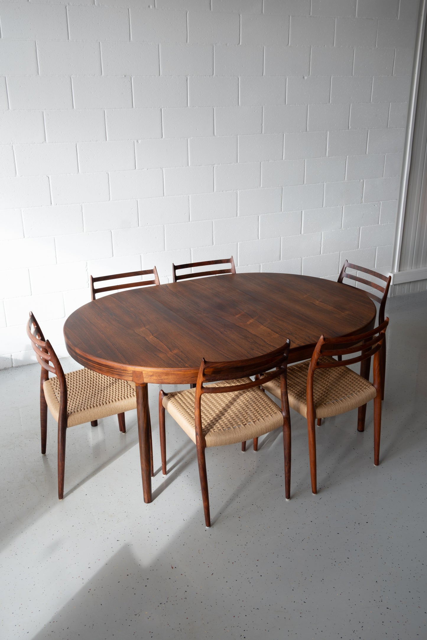 Harry Østergaard for Randers rosewood dining table