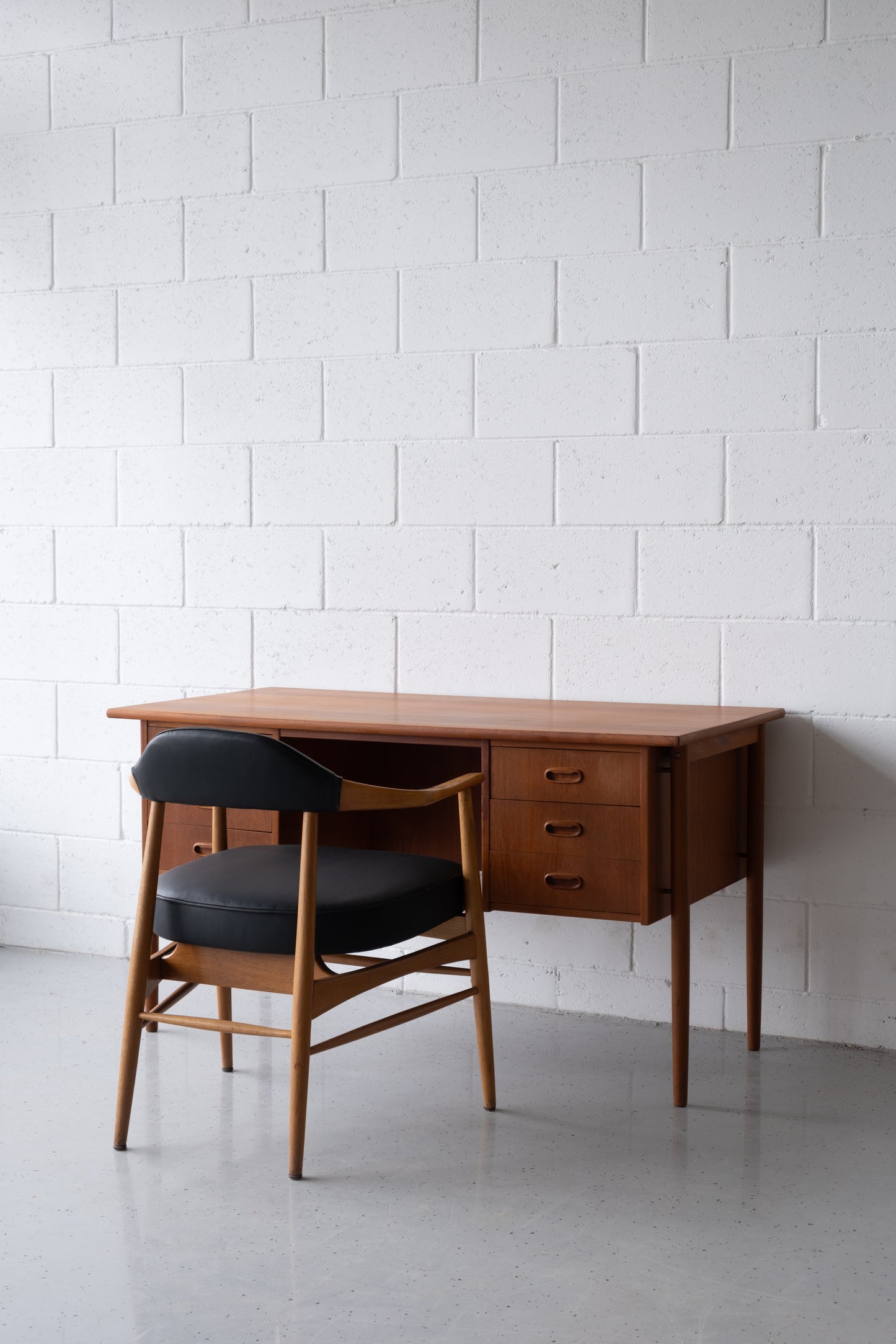 Danish teak desk