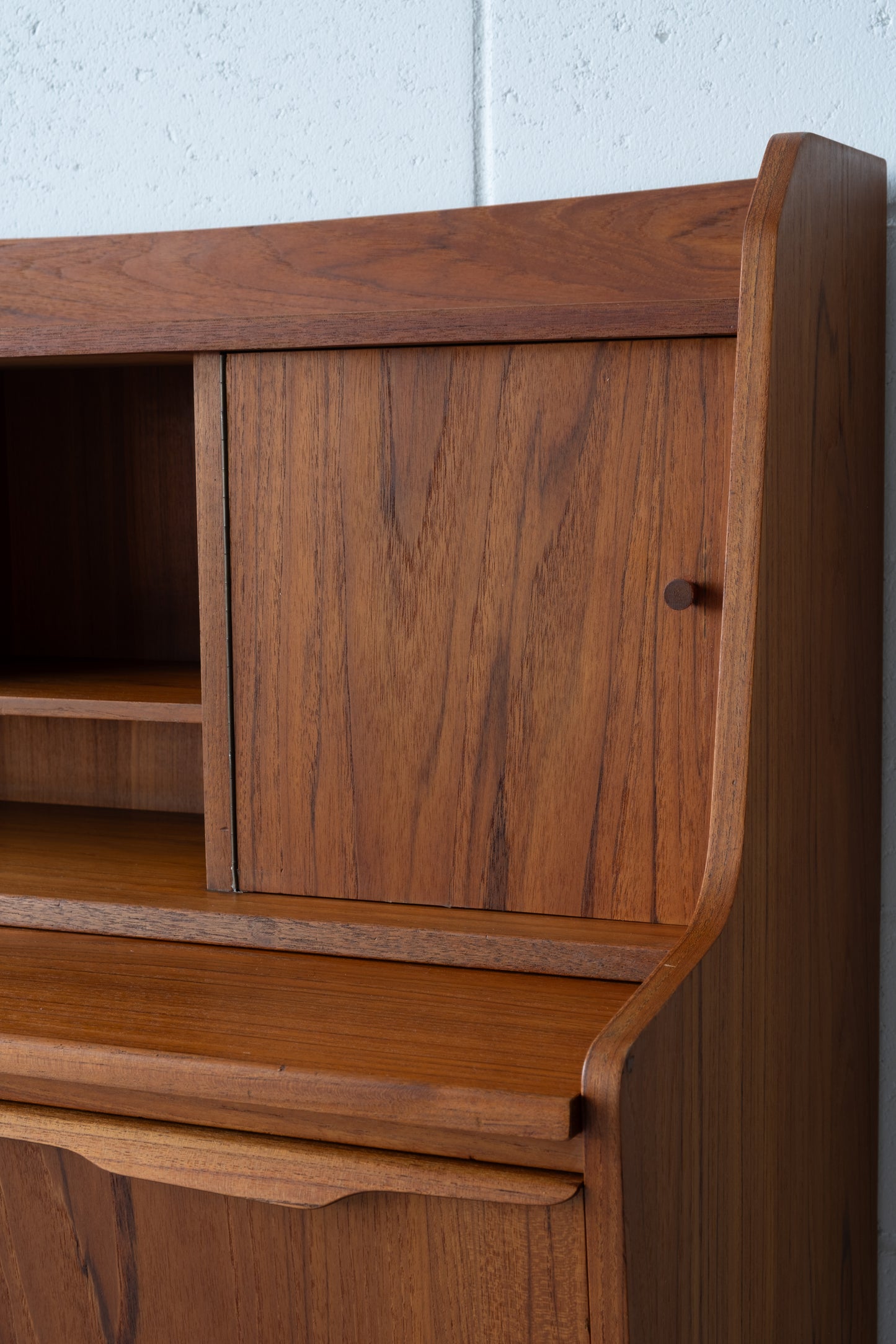 Danish teak secretary