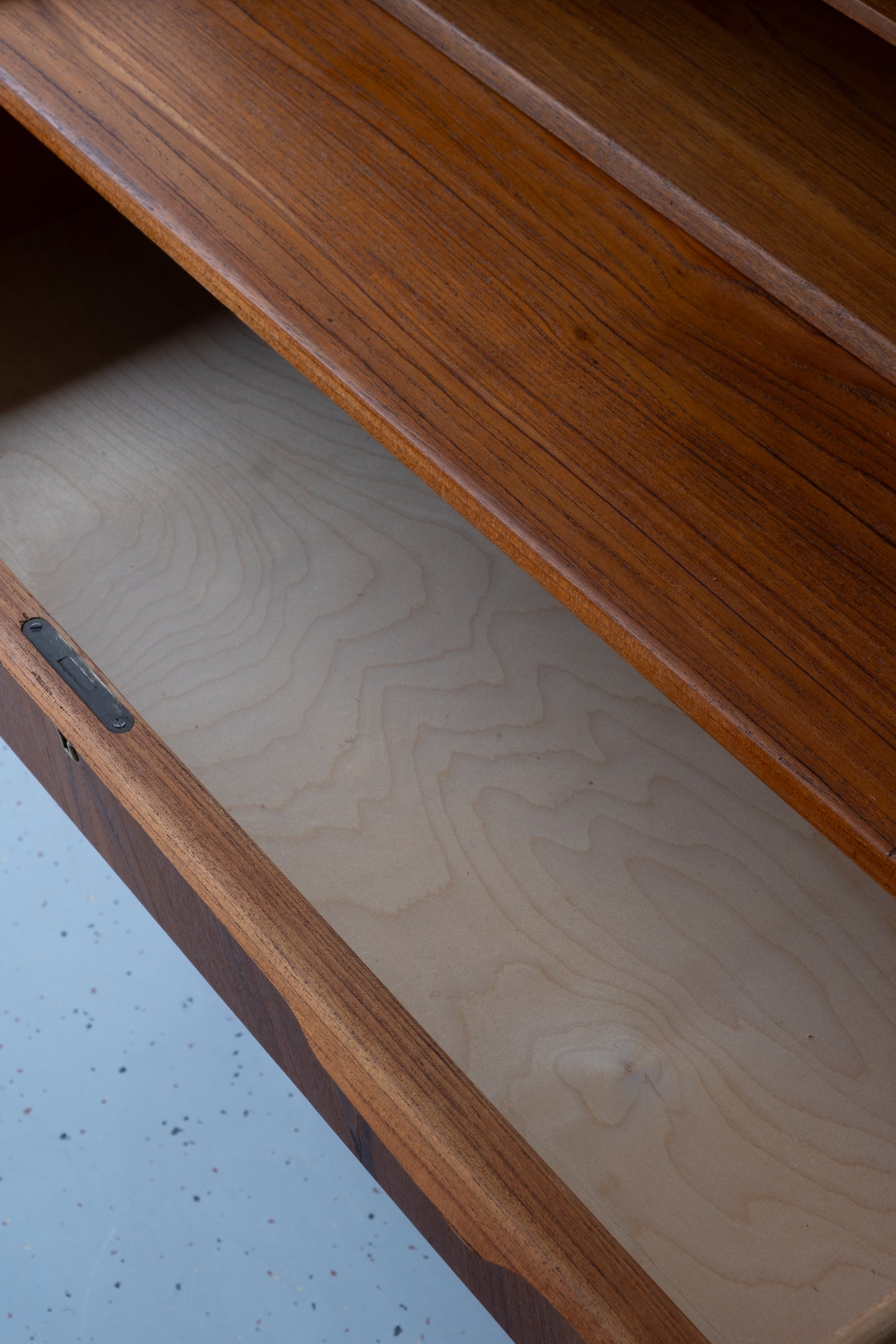 Danish teak secretary